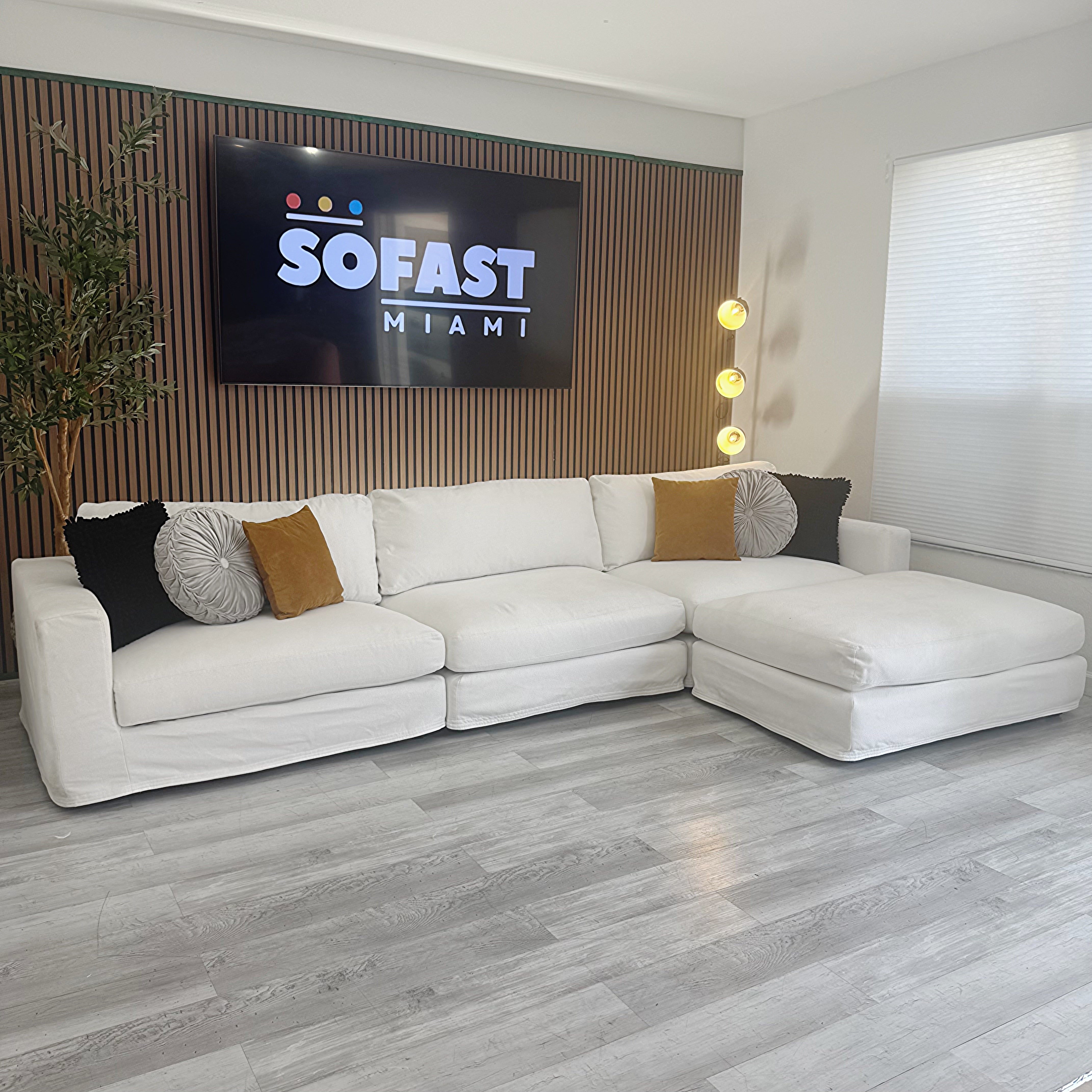 Modular Couch Cozumel – White Fabric