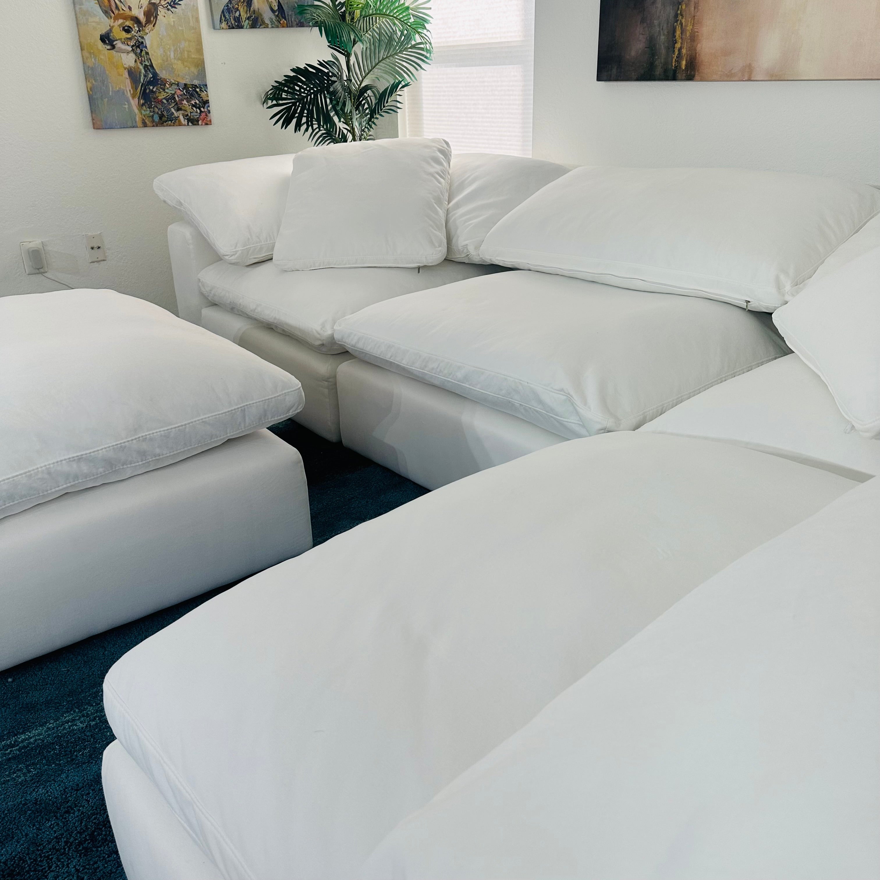 Modular Cloud 4 Seater & 1 Ottoman