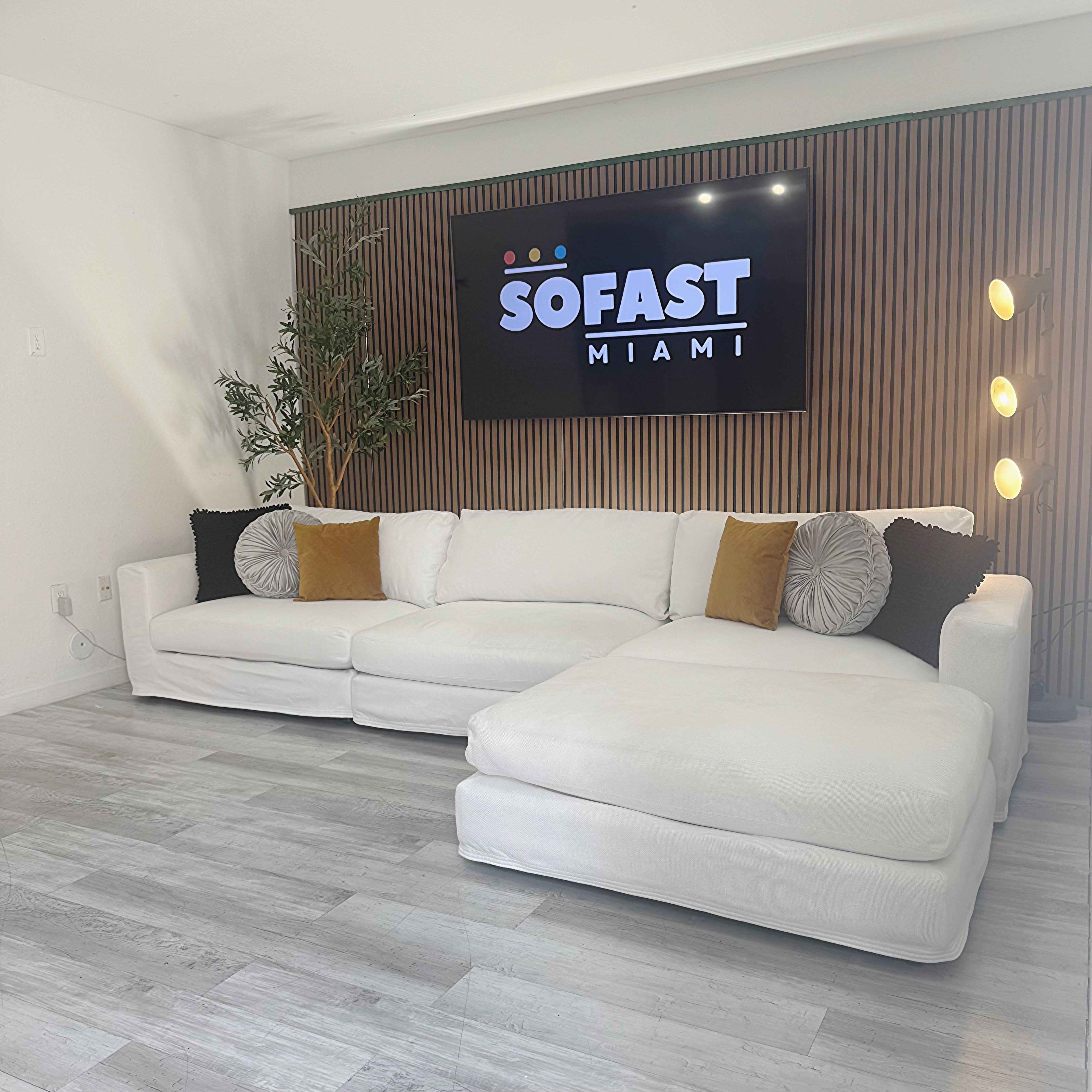 Modular Couch Cozumel – White Fabric