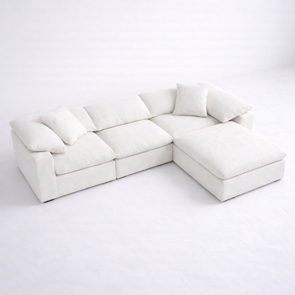 Modular Cloud 4 Ottoman