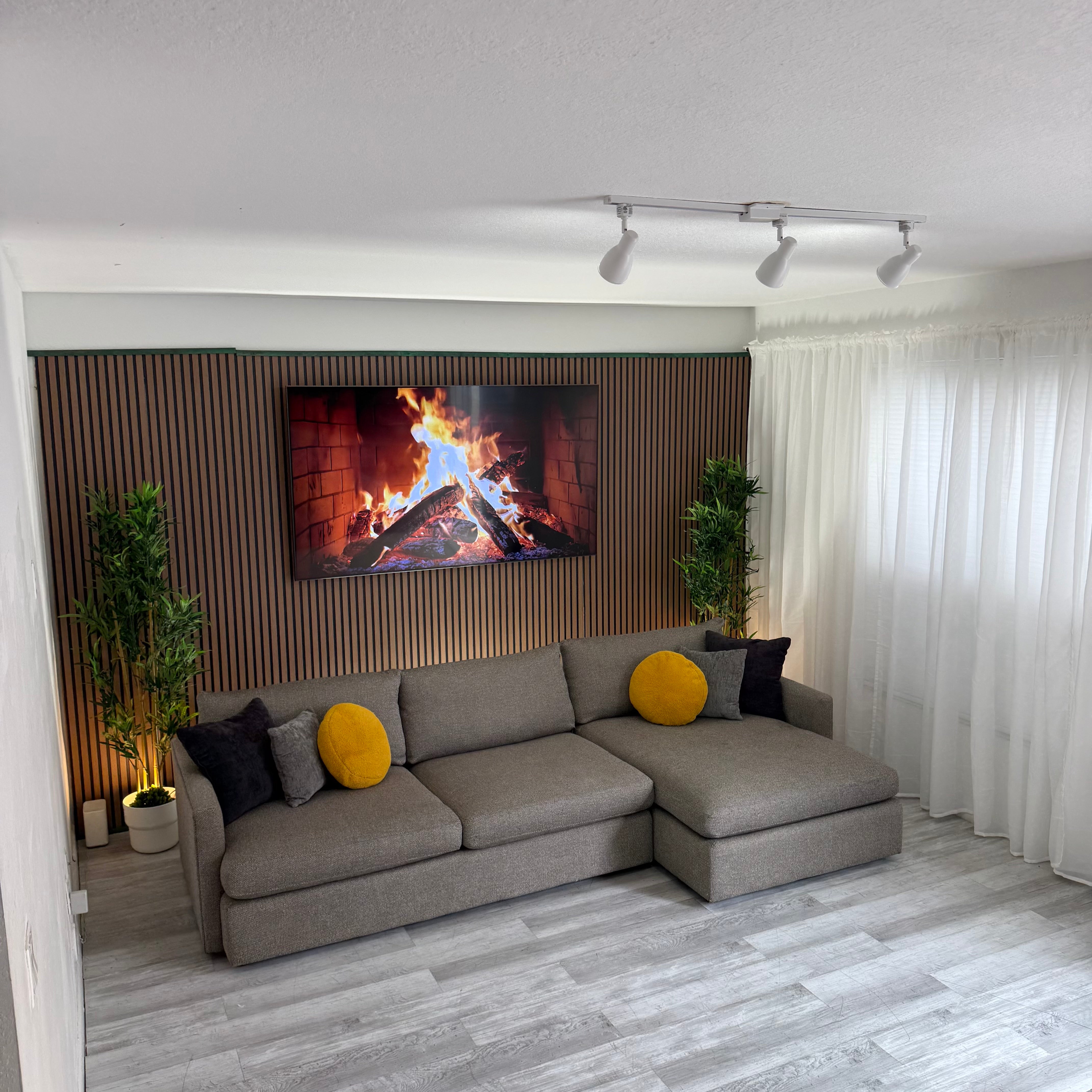 Sectional Couch Brown Gray