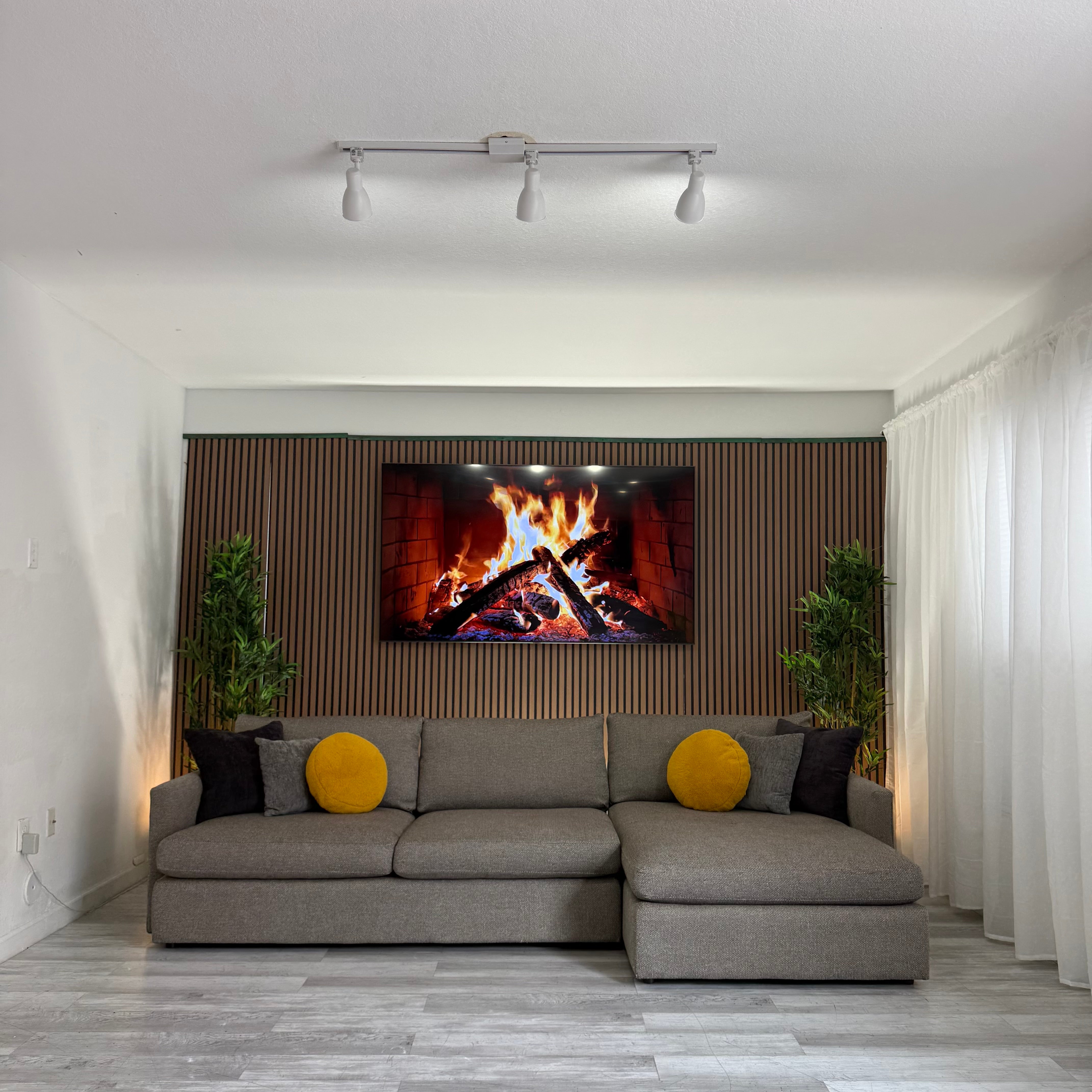 Sectional Couch Brown Gray