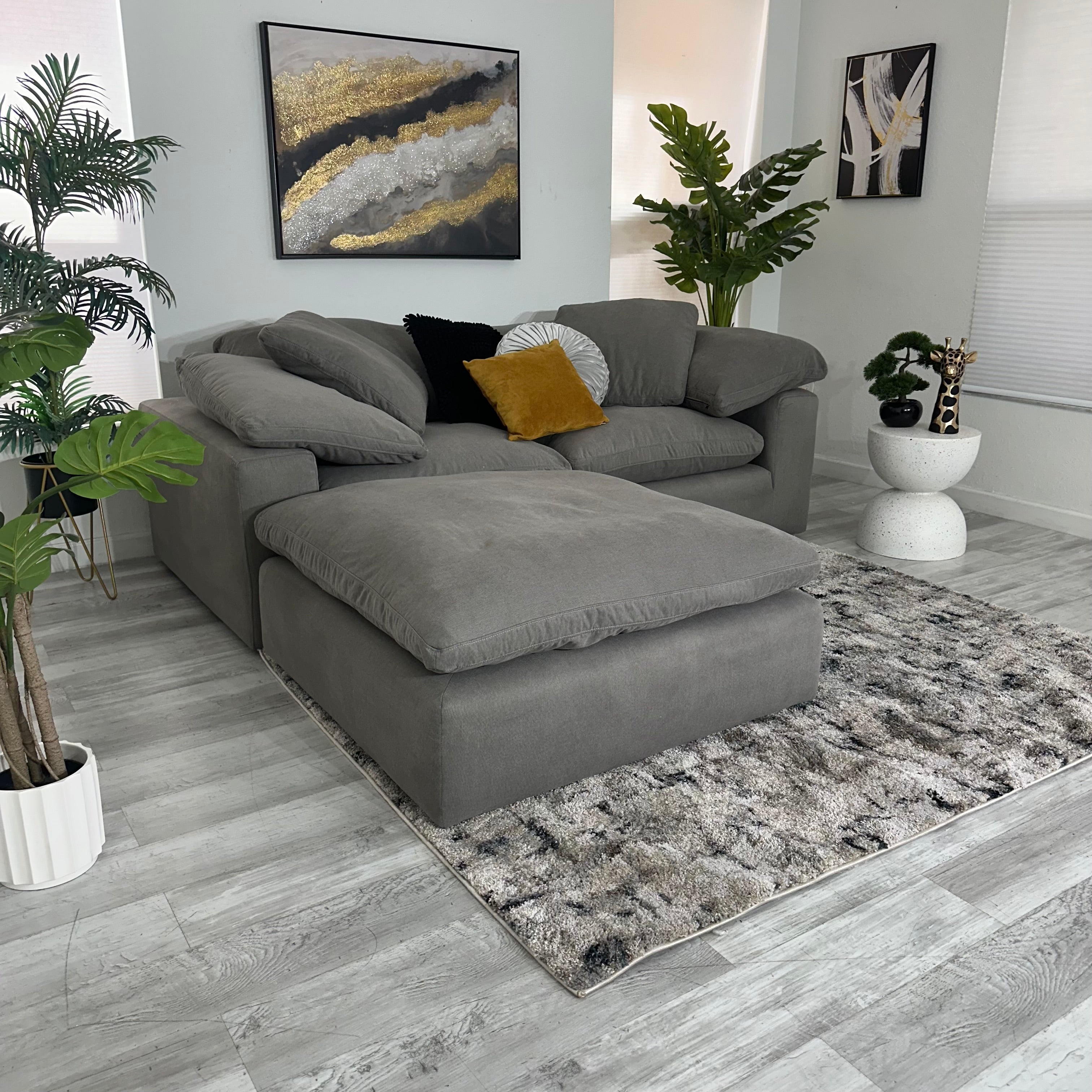 Modular Cloud Seater 2 & Ottoman