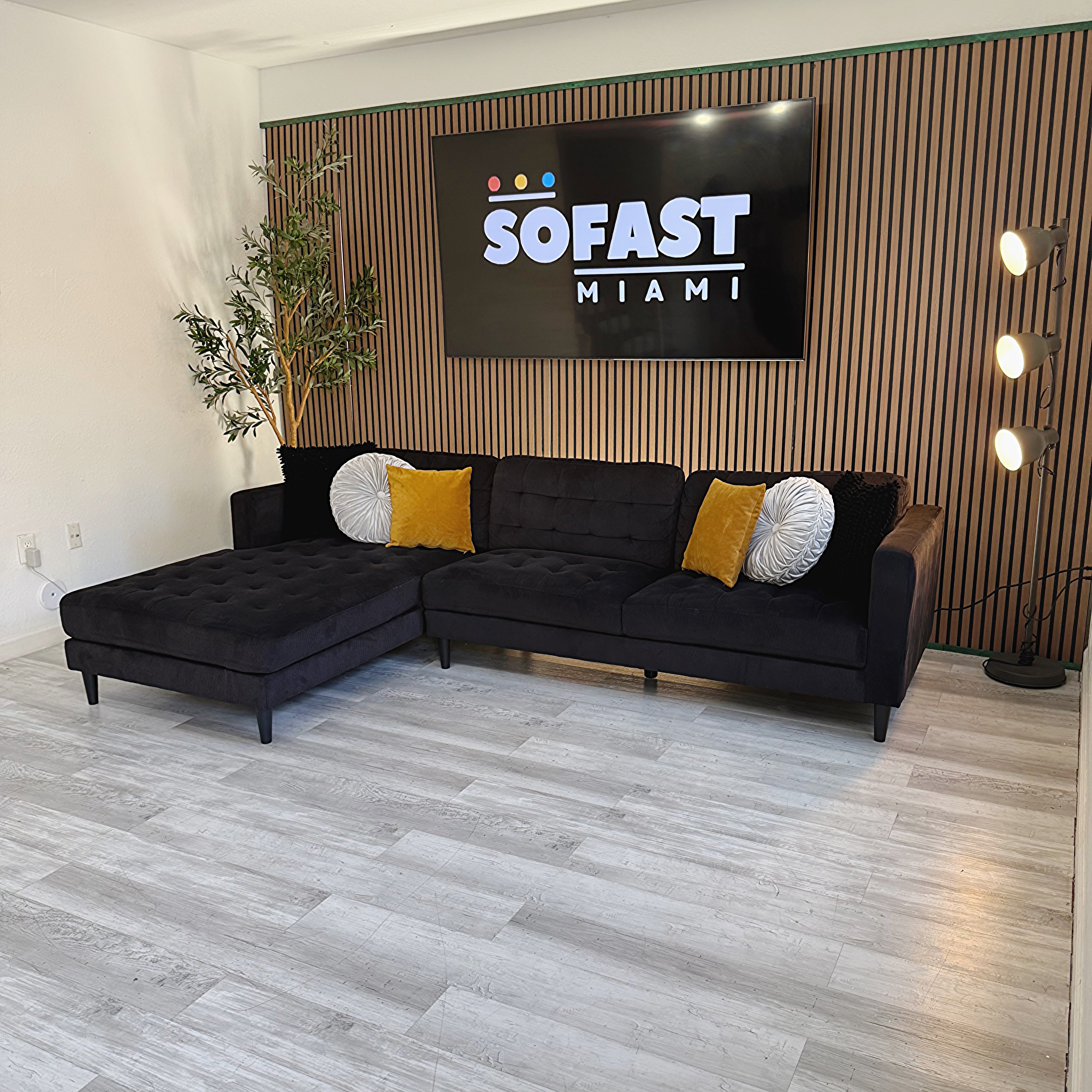 Sectional Couch, Right Chaise – City Furniture