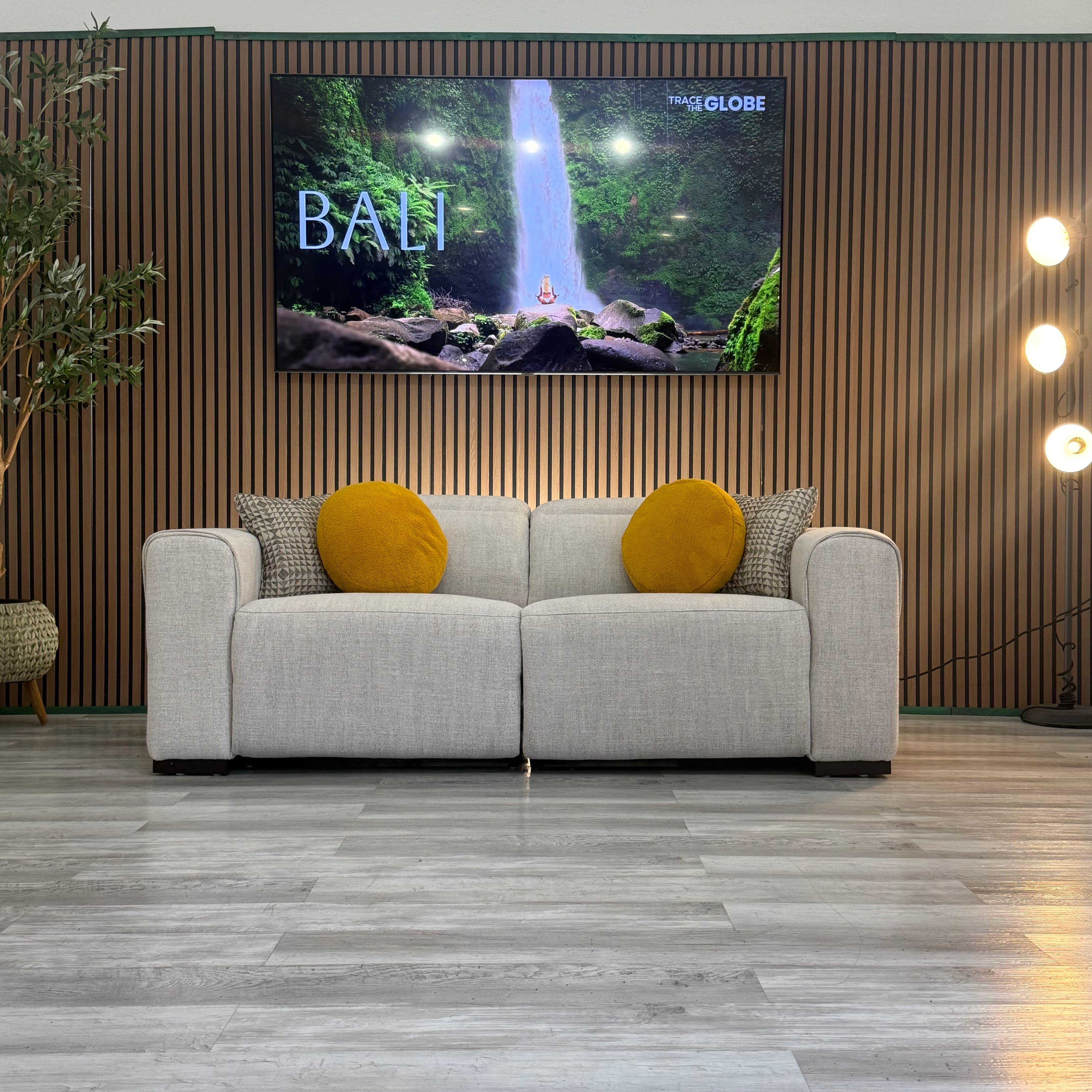 Power Recliner Loveseats Gray