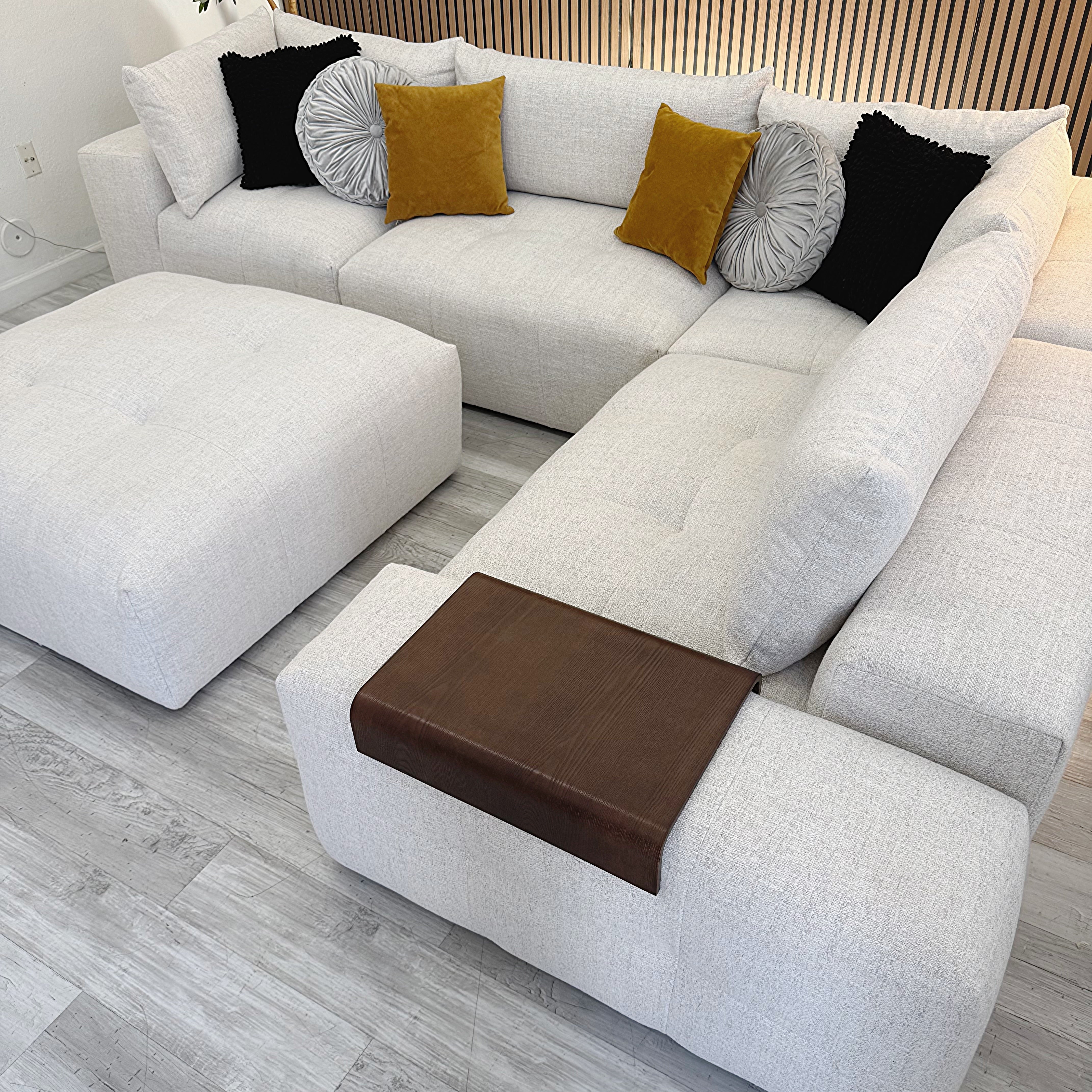 Sectional Modular Couch – Gray Performance Fabric