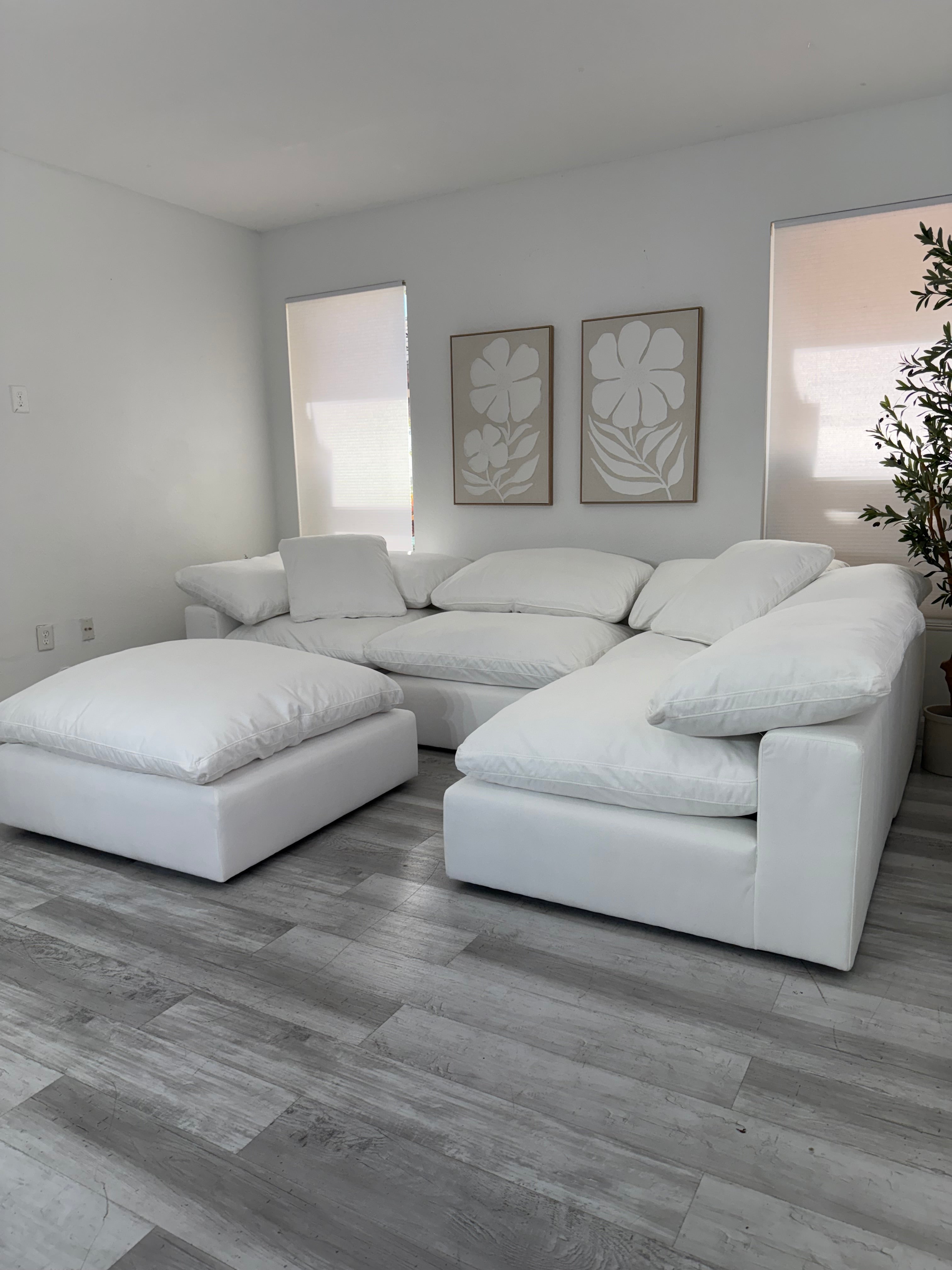 Modular Cloud 4 Seater & Ottoman