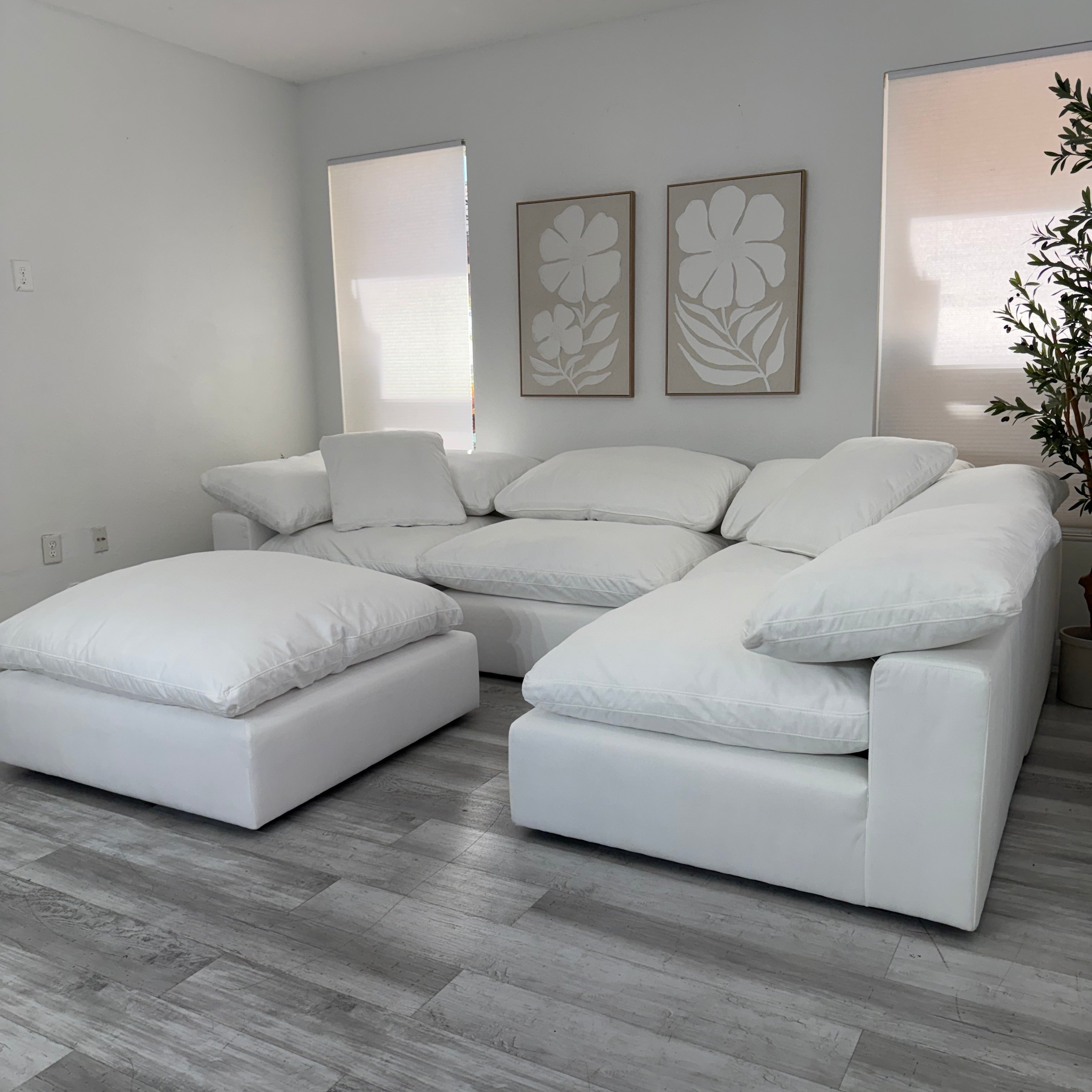 Modular Cloud 4 Seater & Ottoman