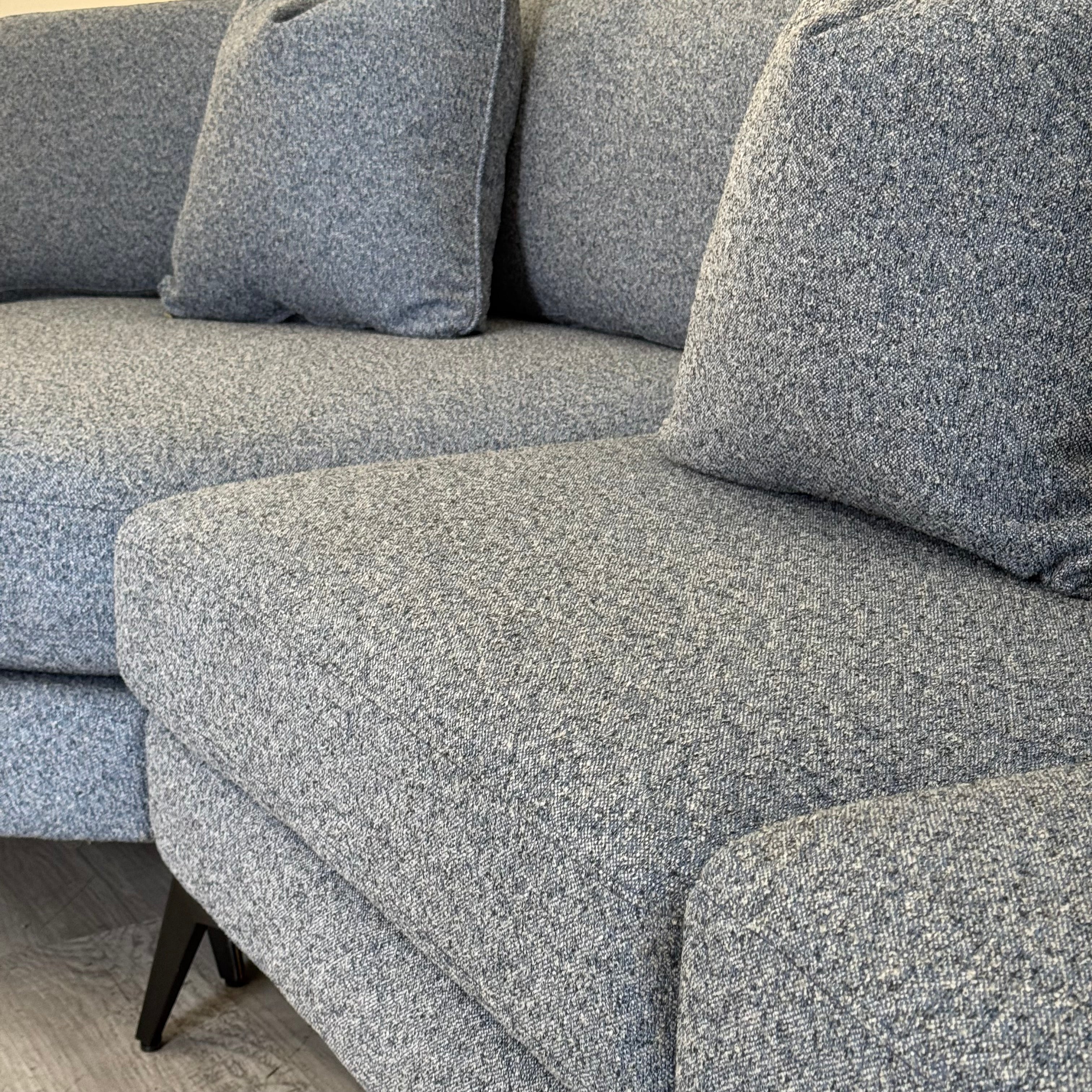 Sectional Couch Blue