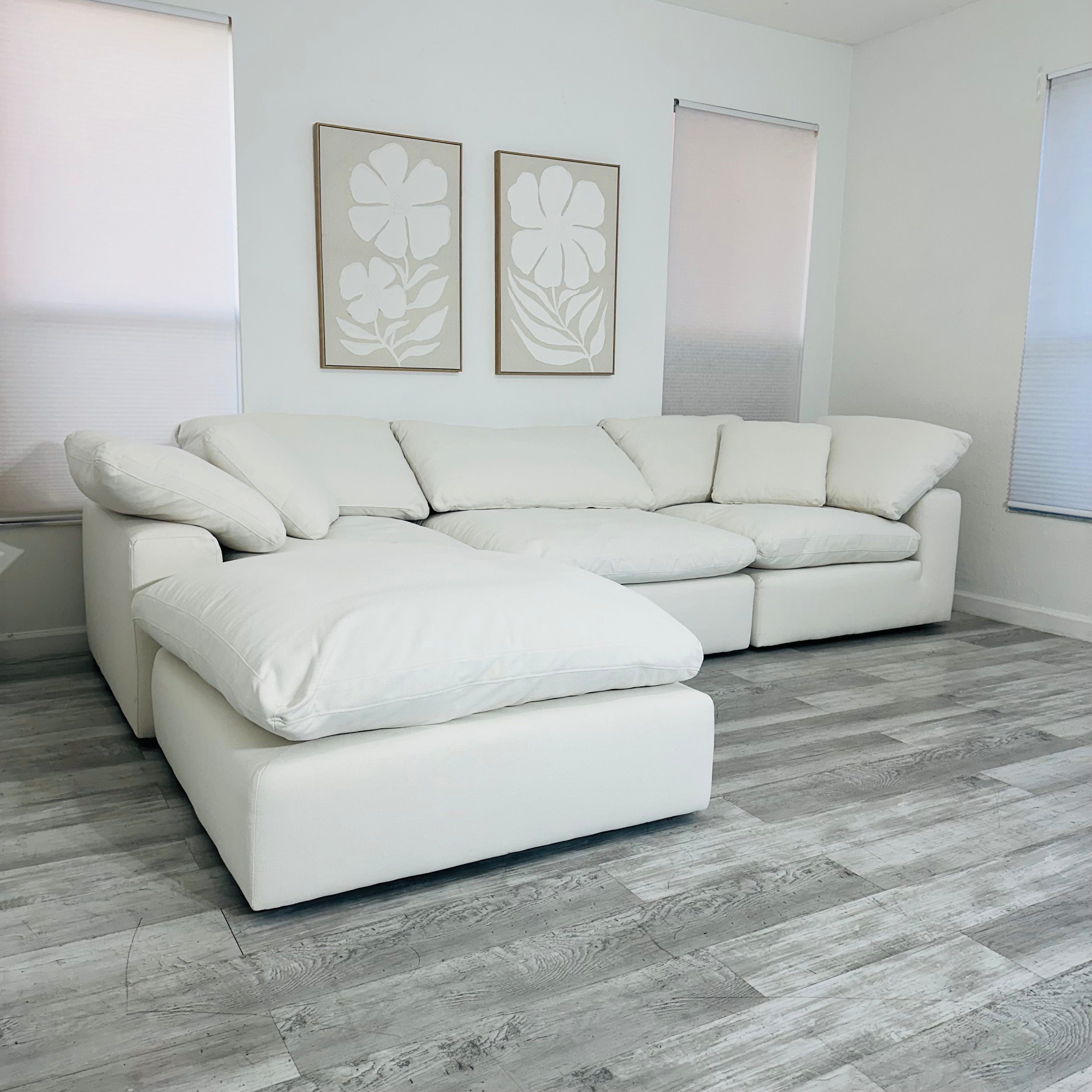 Modular Cloud 3 Seater & Ottoman