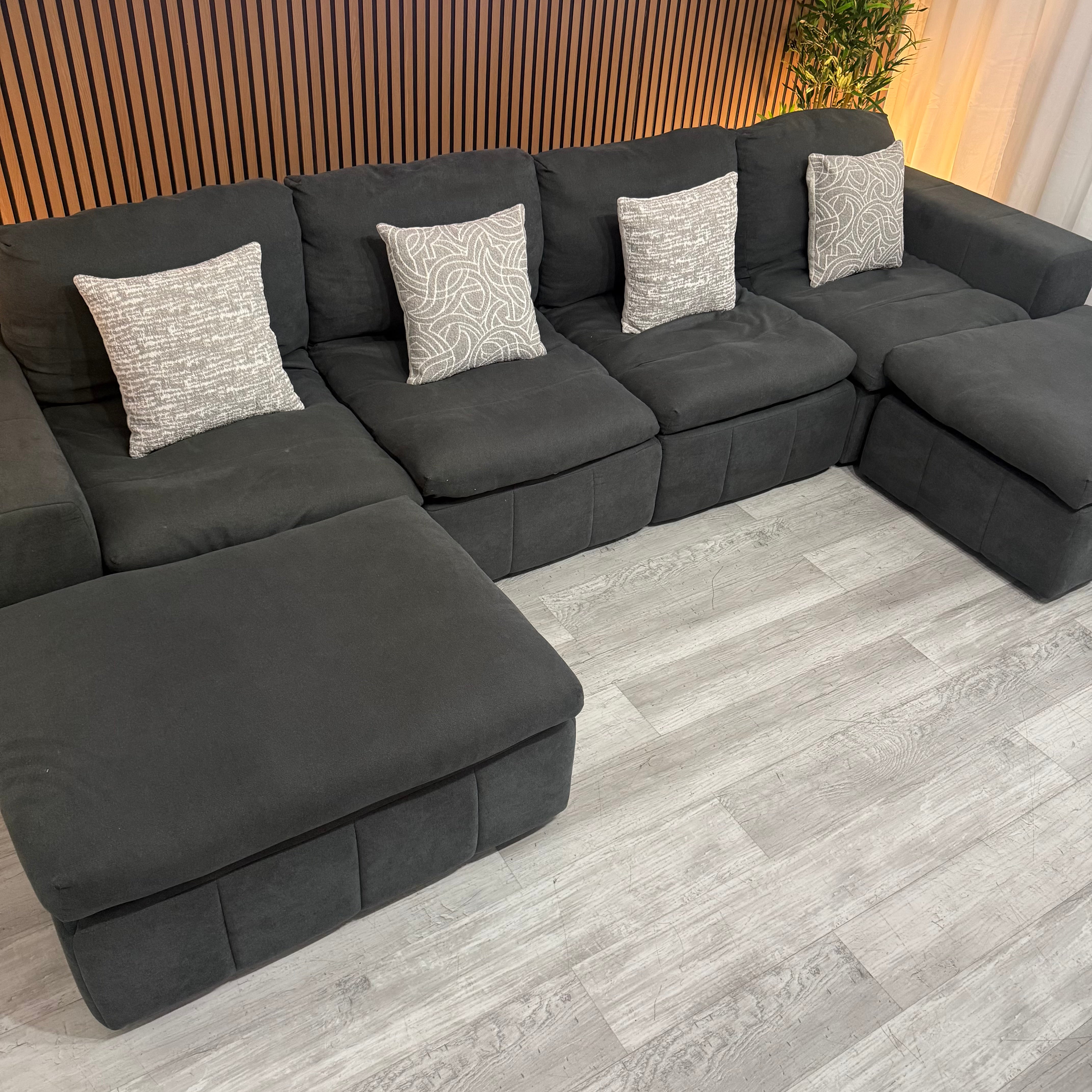 Dark Gray Modular Sectional