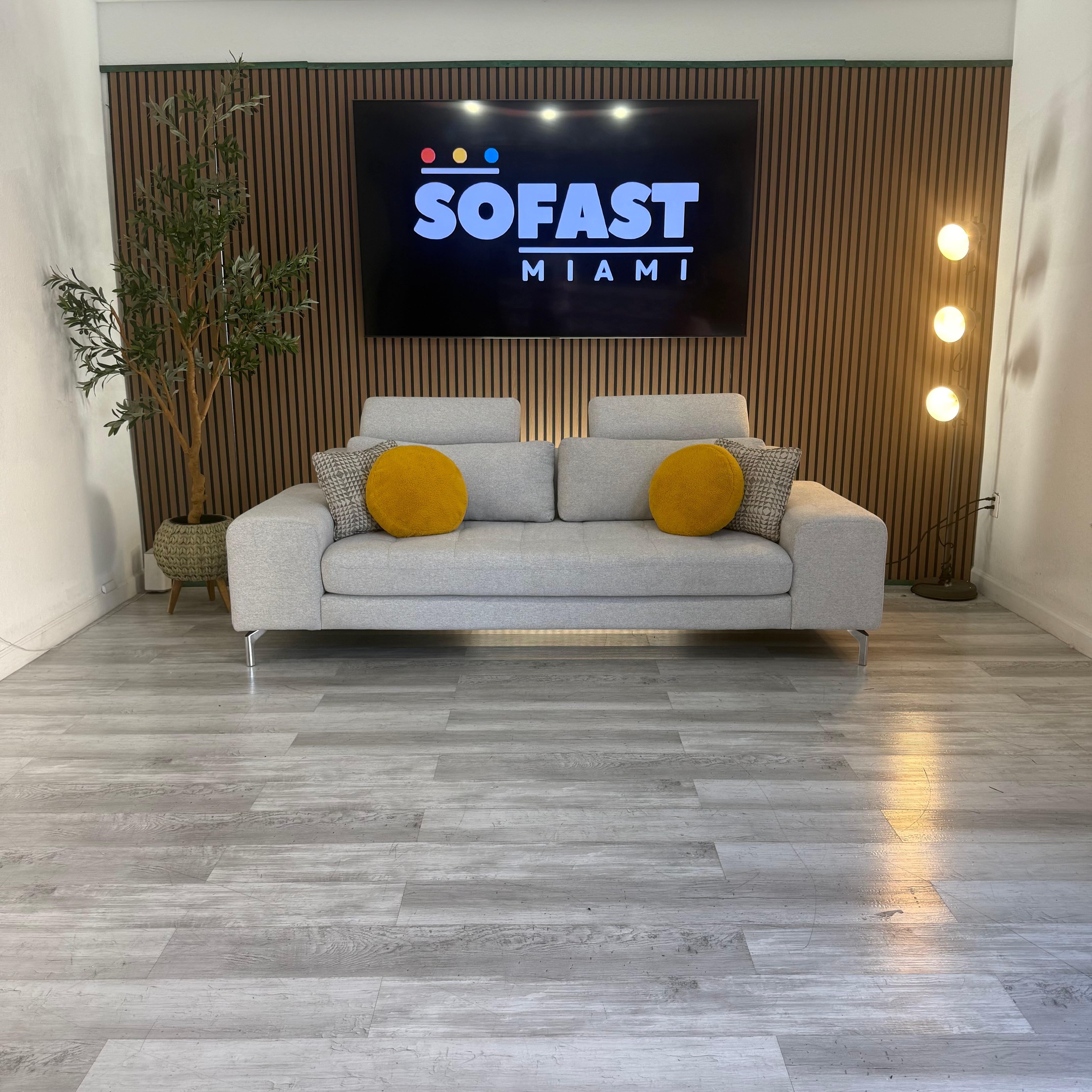 Loveseats Modern Gray