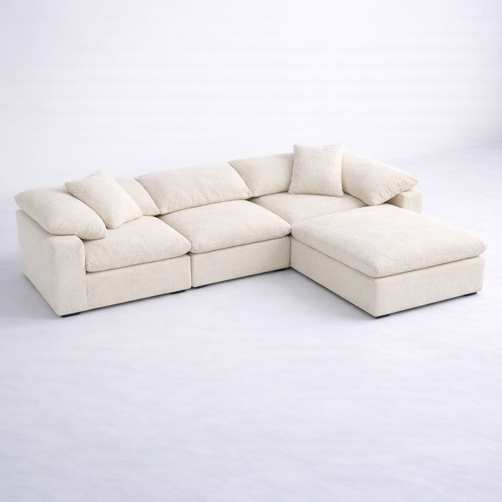 Modular Cloud 4 Ottoman