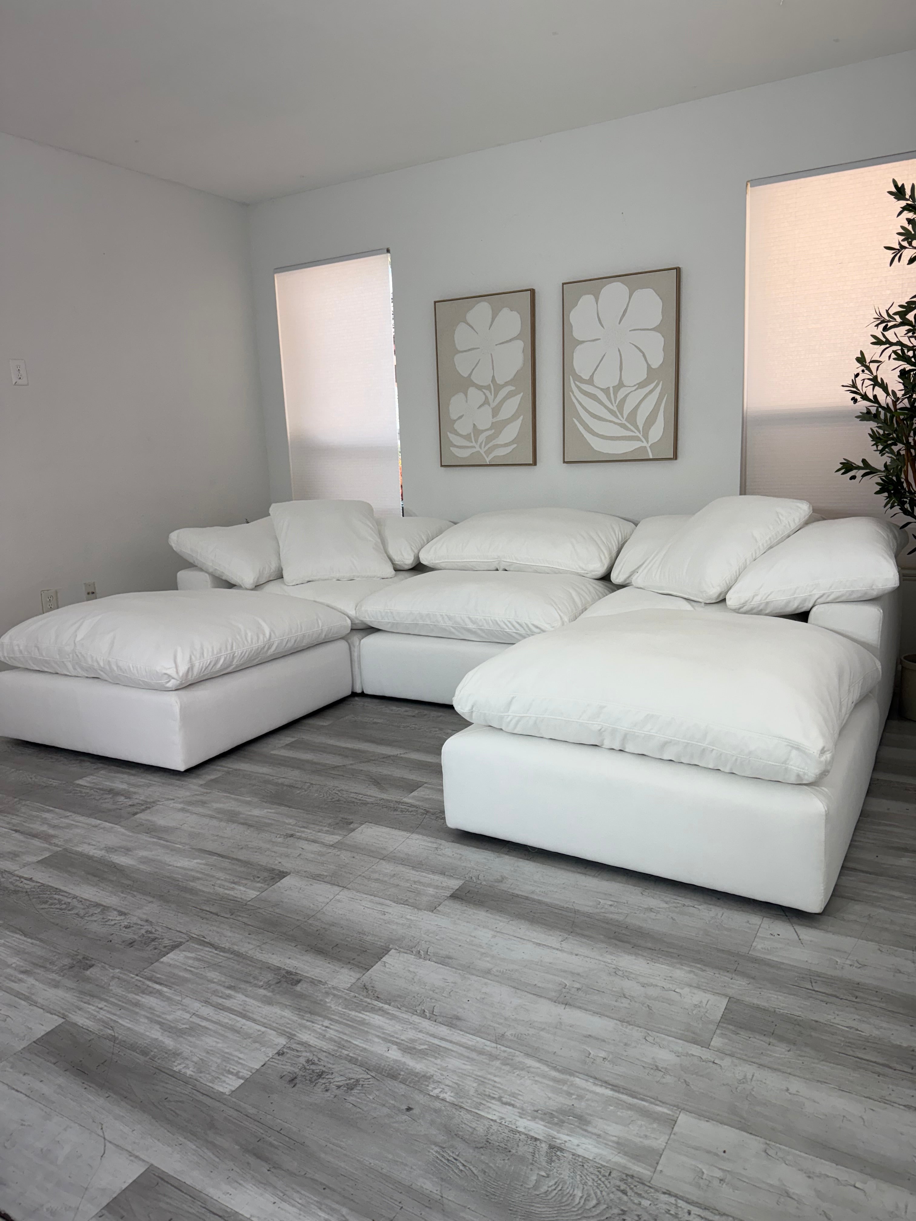 Modular Cloud 3 Seater & 2 Ottoman
