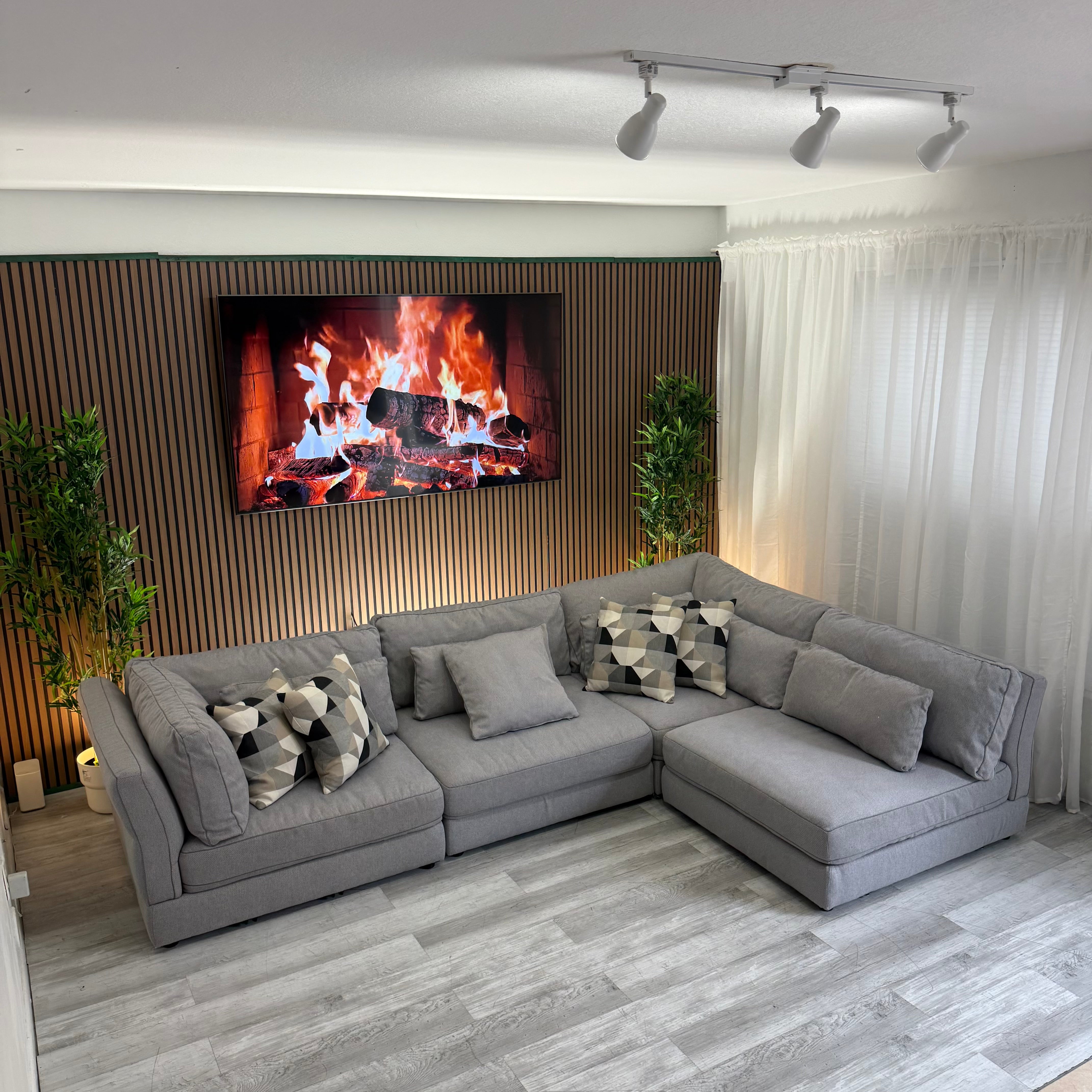 Sectional Modular Couch – Light Gray