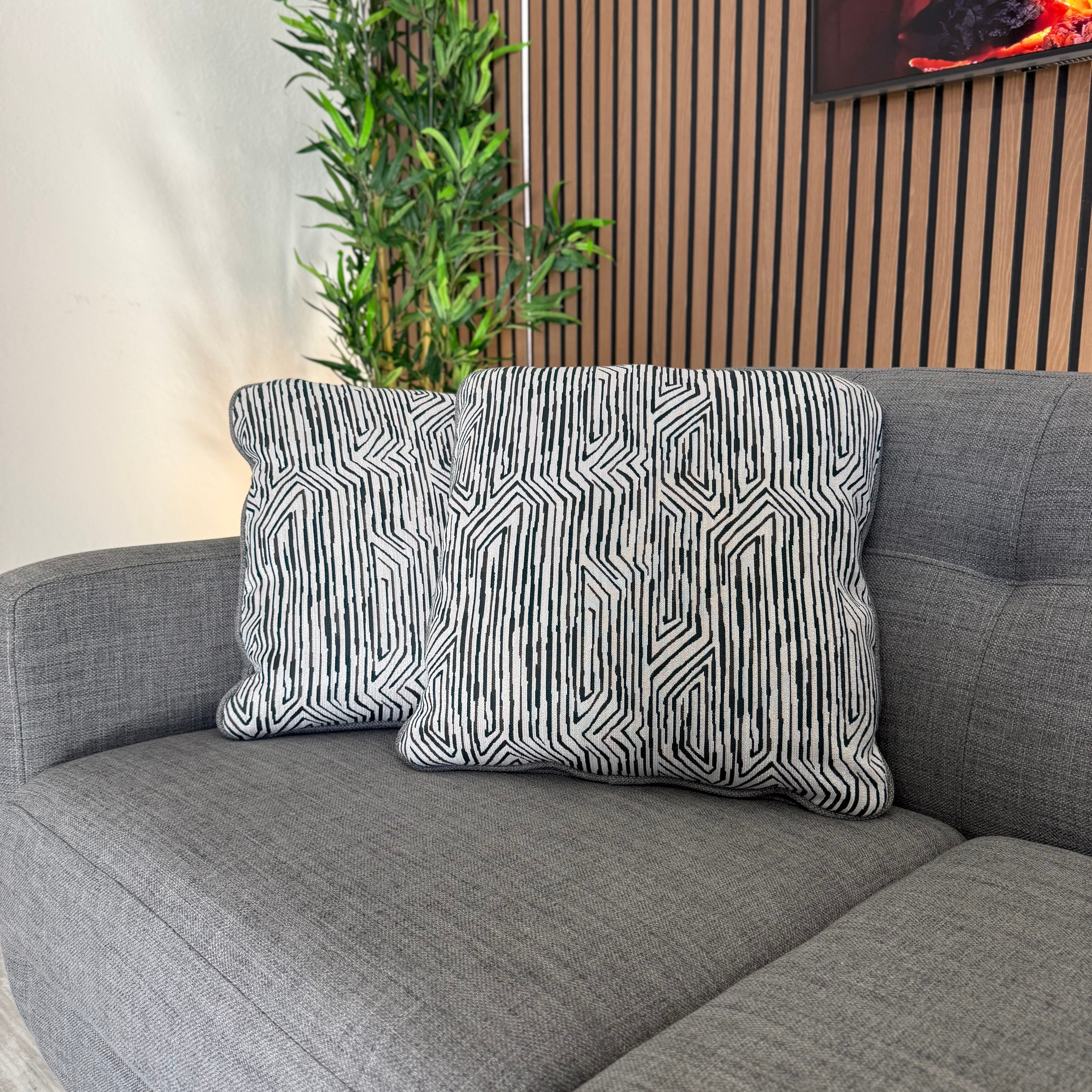 Sectional Couch Reversible Gray