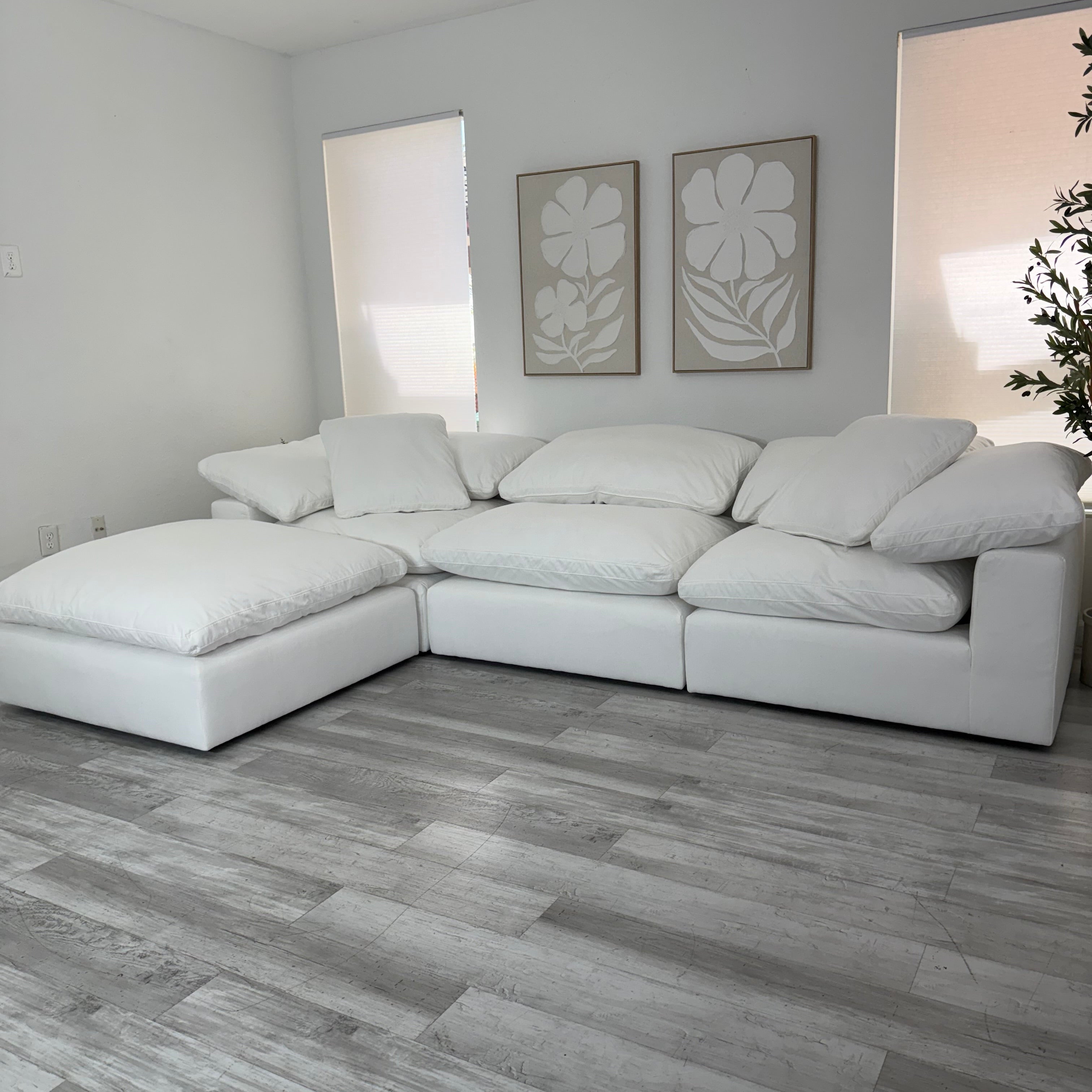 Modular Cloud 3 Seater & Ottoman