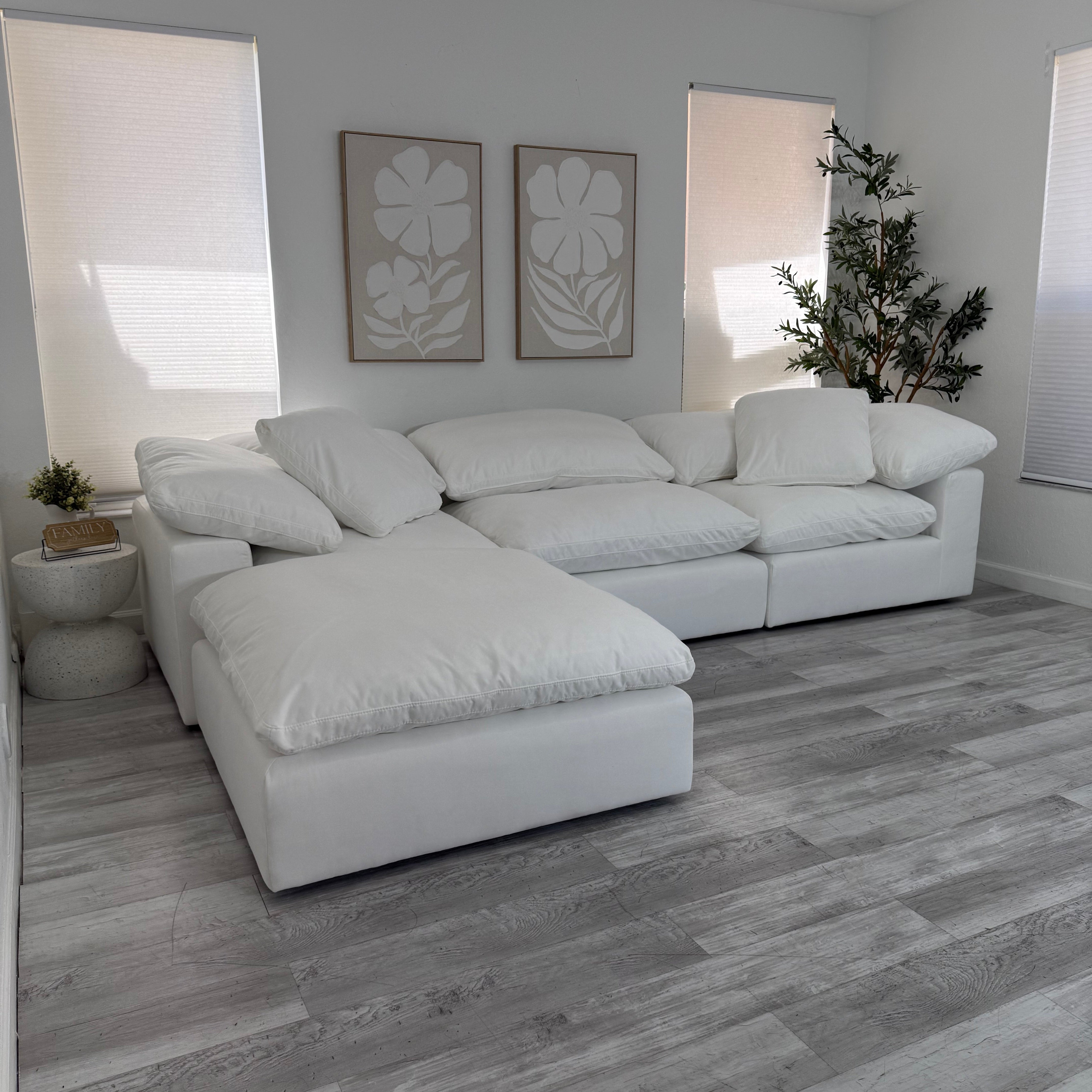 Modular Cloud 3 Seater & Ottoman