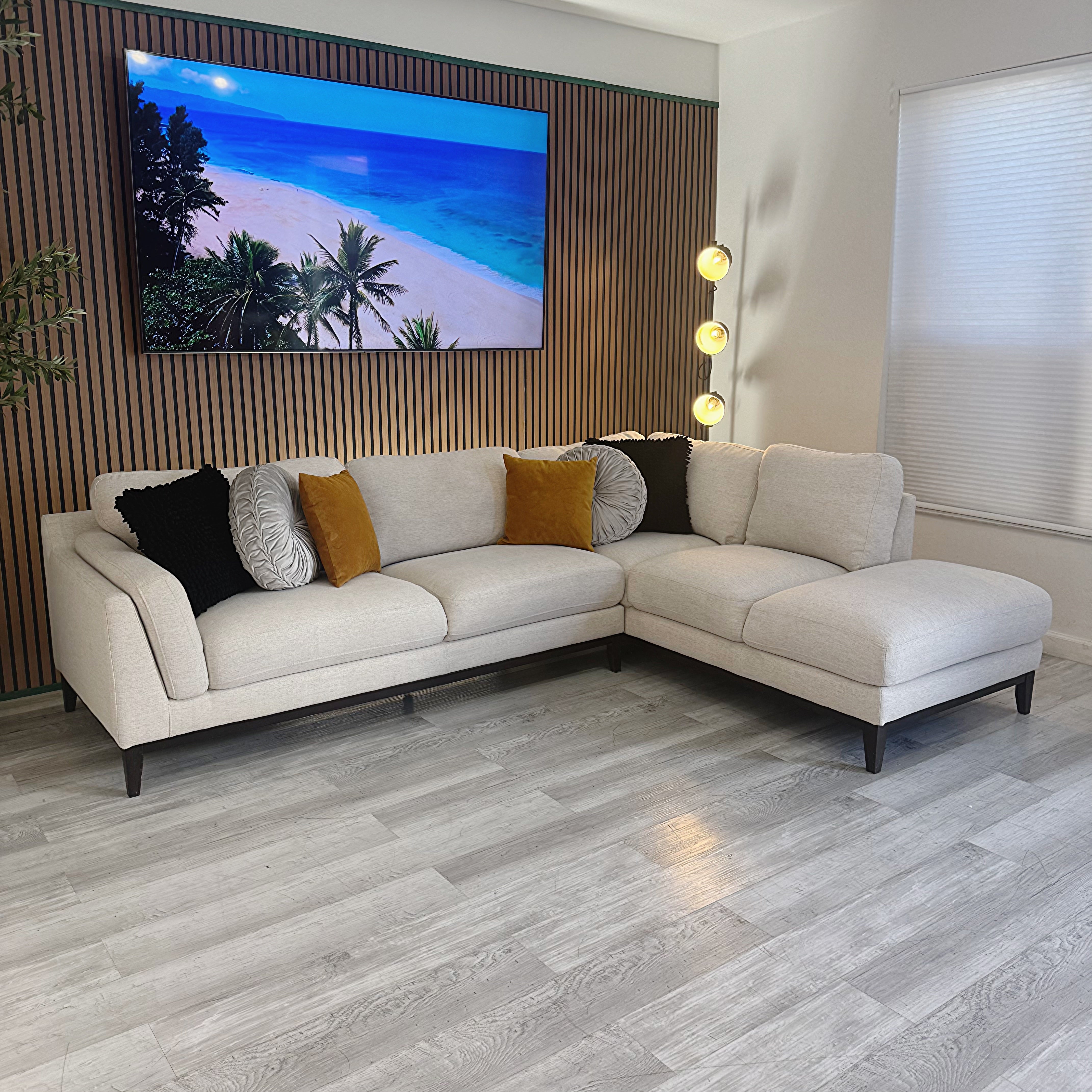 Sectional Couch L-Shaped - Right Long Chaise