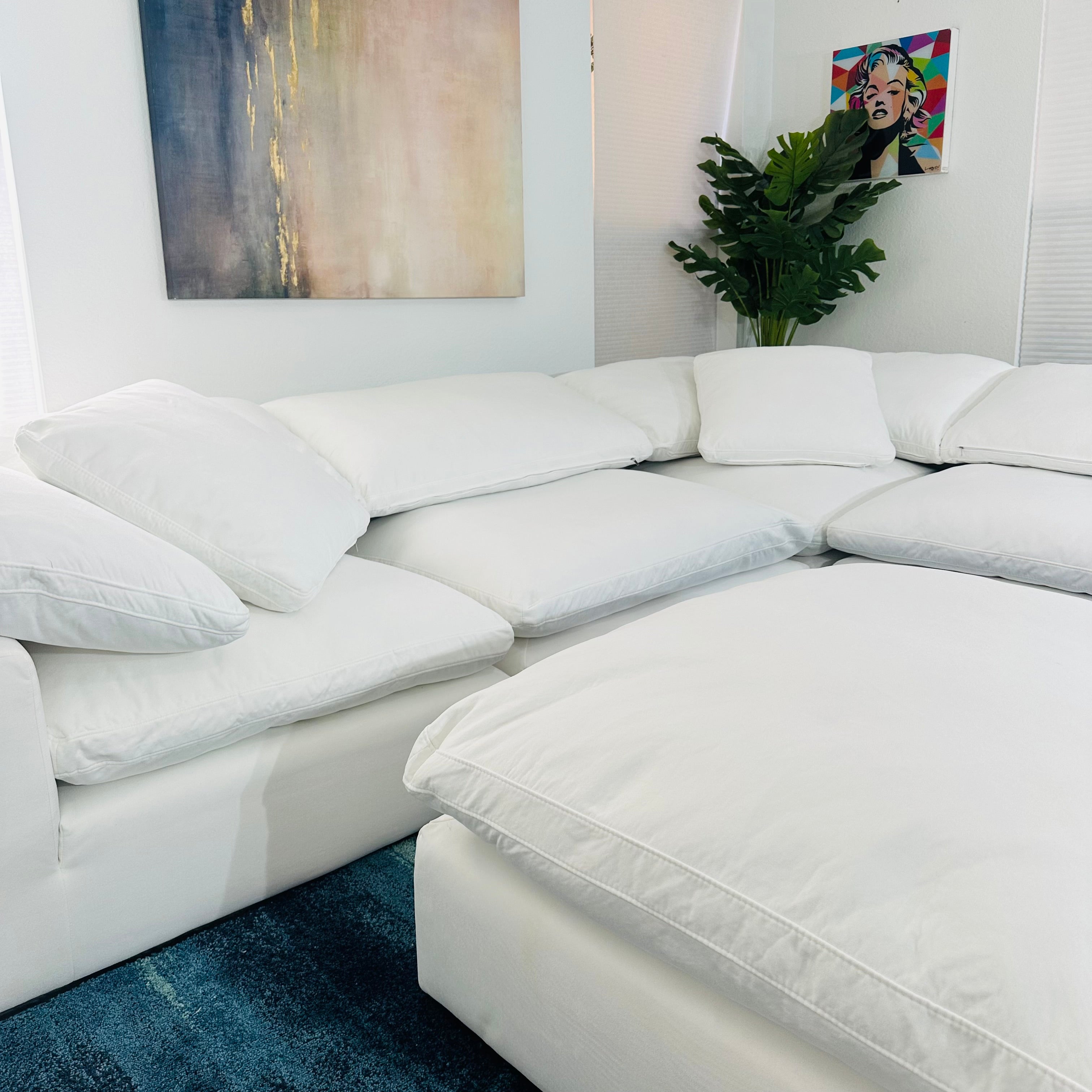 Modular Cloud 4 Seater & 1 Ottoman