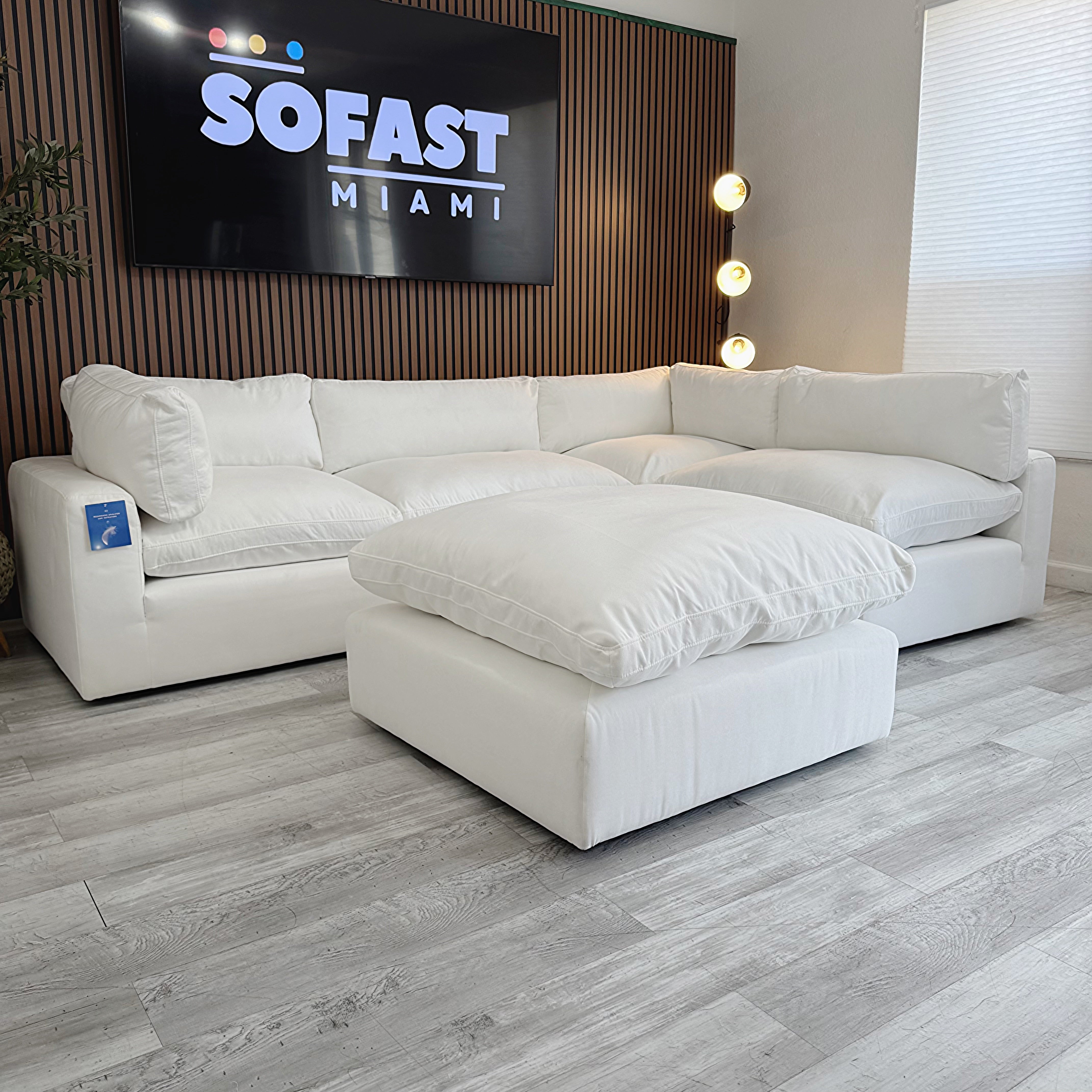 Modular Cloud Seater 4 & Ottoman