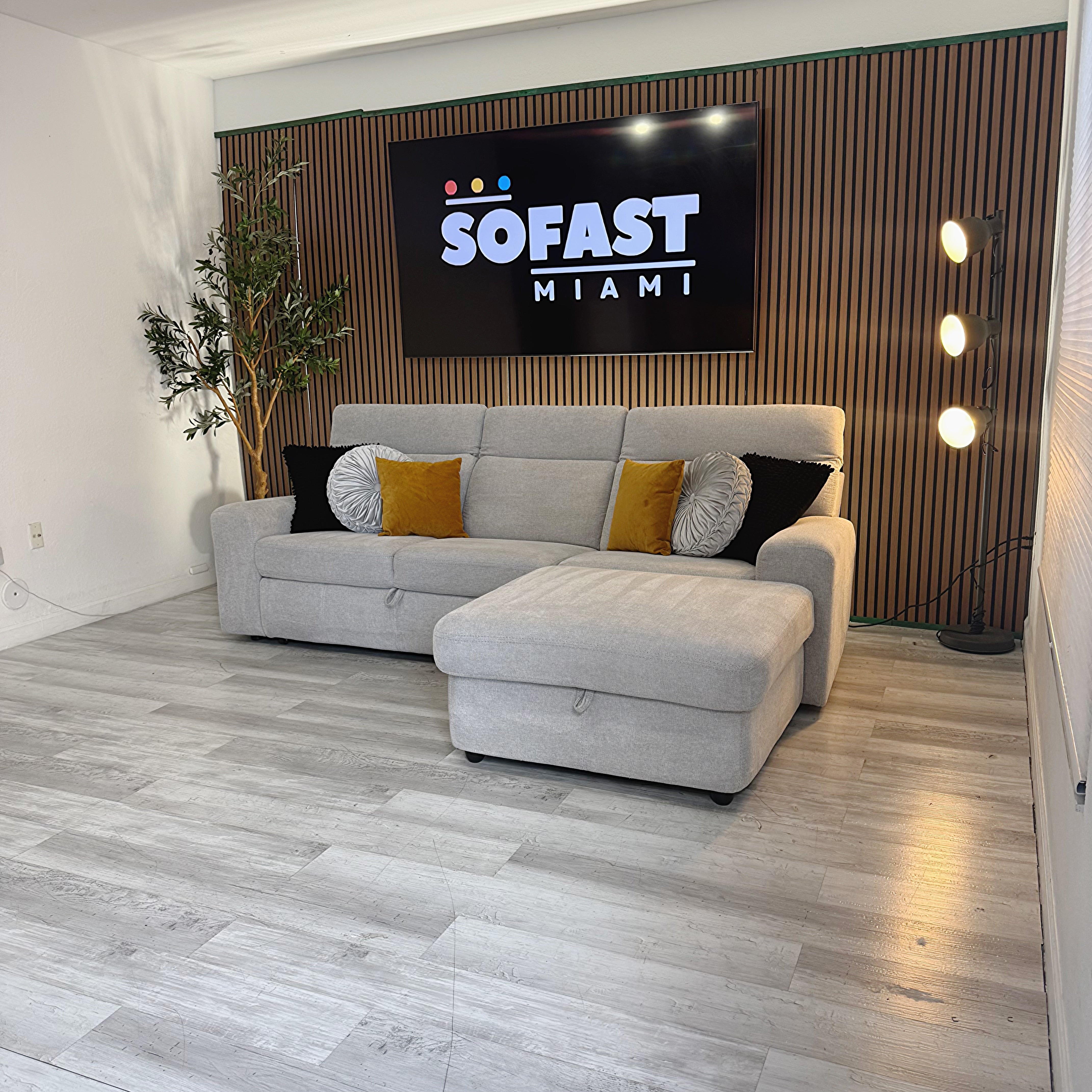 Sectional Sleeper L-Shaped - Right Storage Chaise