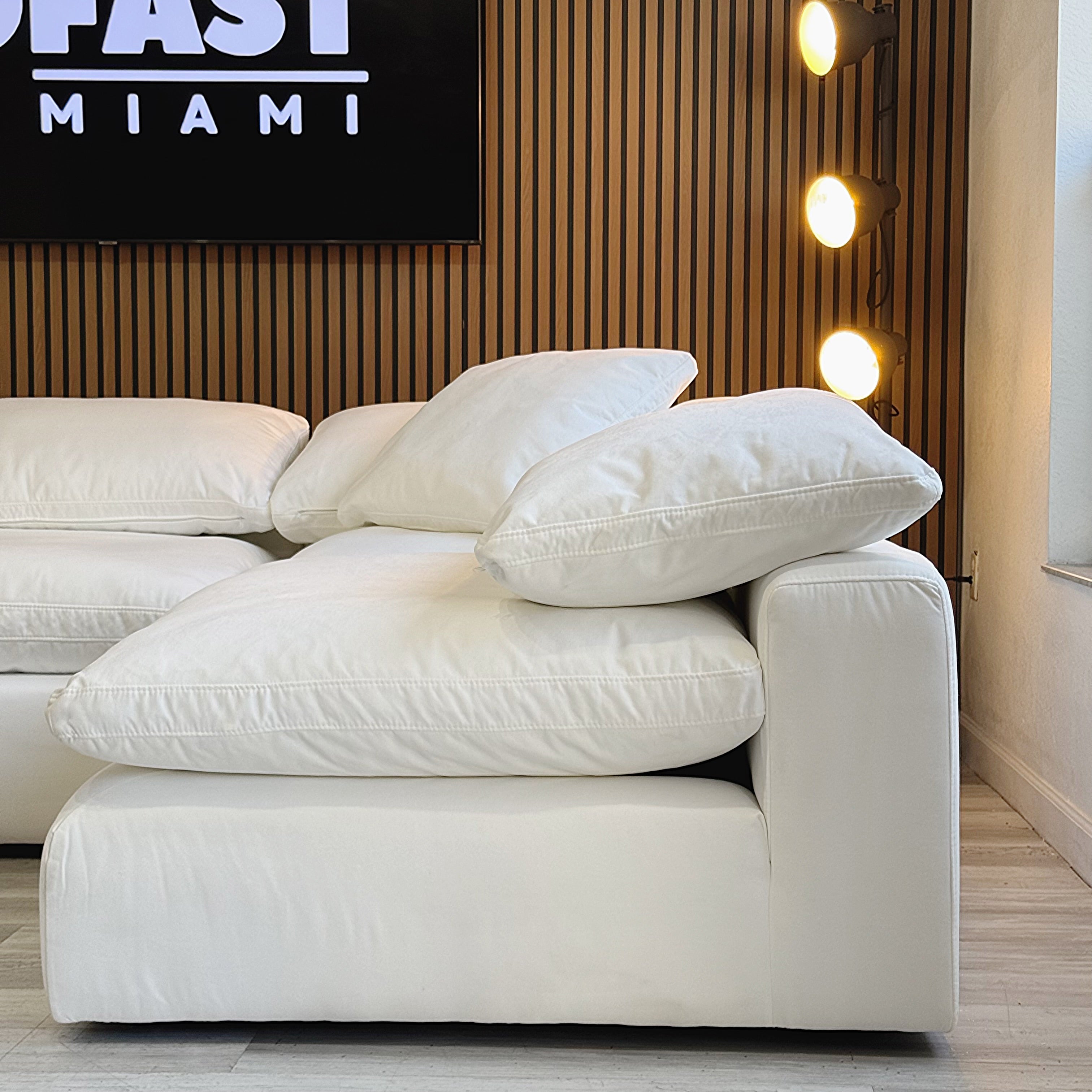 Sectional Modular Cloud White 4 Pieces