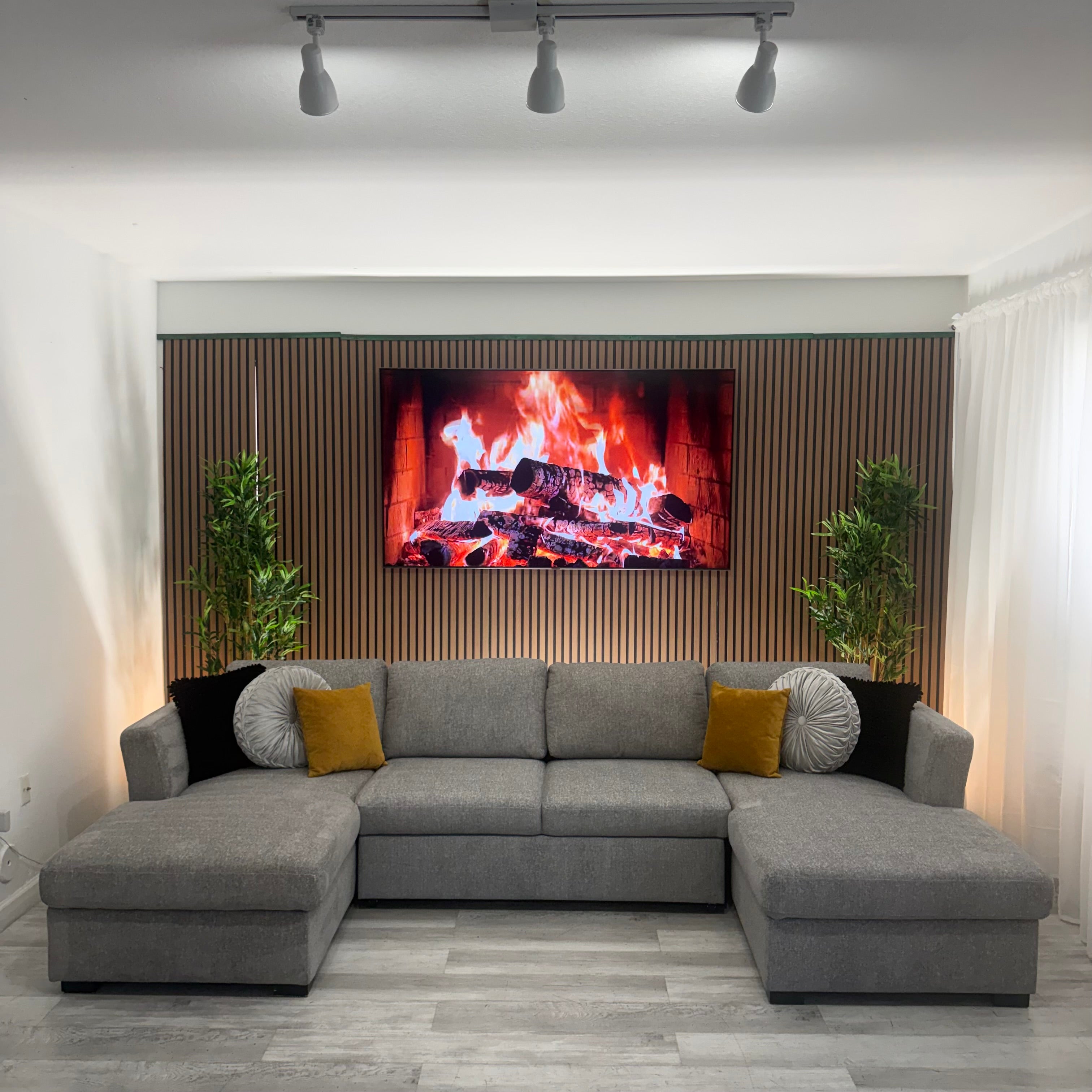 Sectional Couch Sleeper with Double Chaise Storage