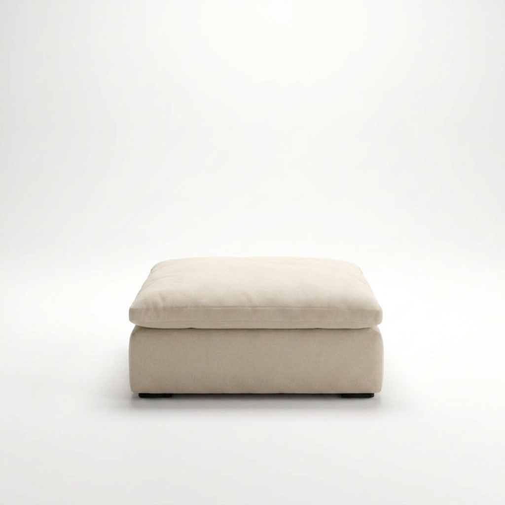 Cloud Ottoman Module - Ivory
