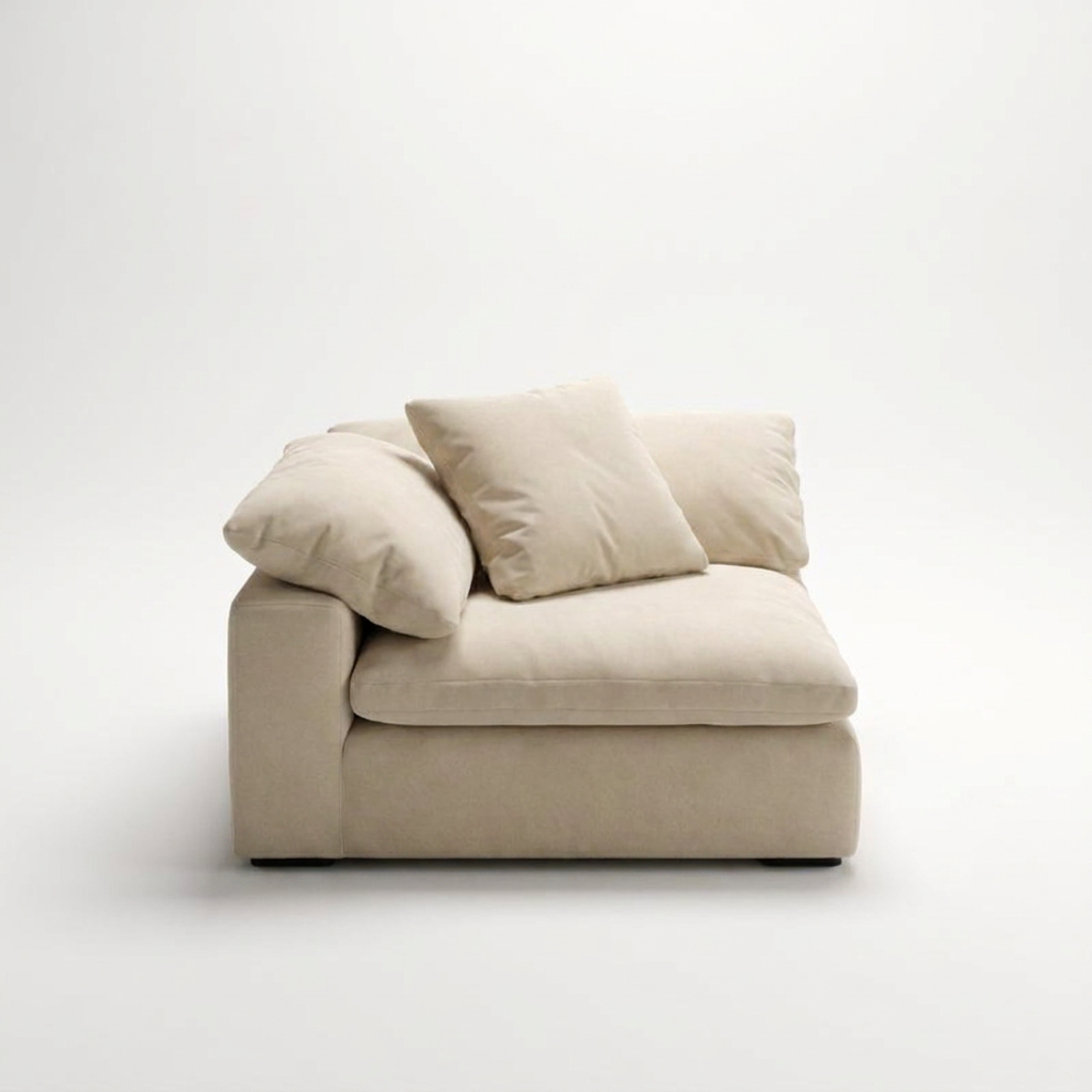 Cloud Corner Module - Ivory