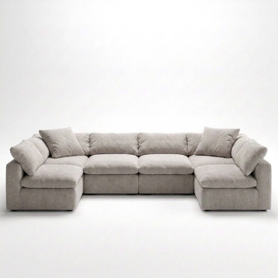 Cloud U-Sectional - Gray