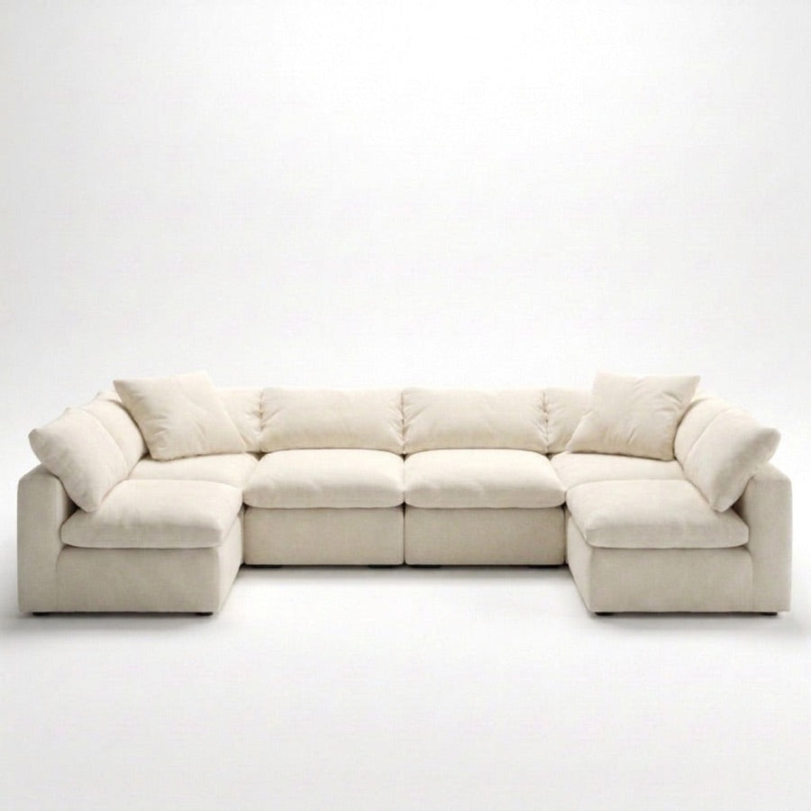 Cloud U-Sectional - Off-White