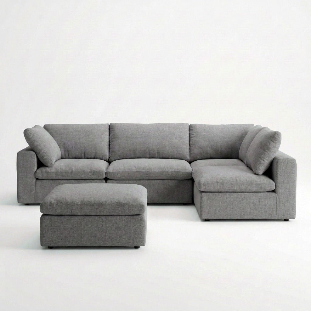Storage 5-Piece Sectional - Gray
