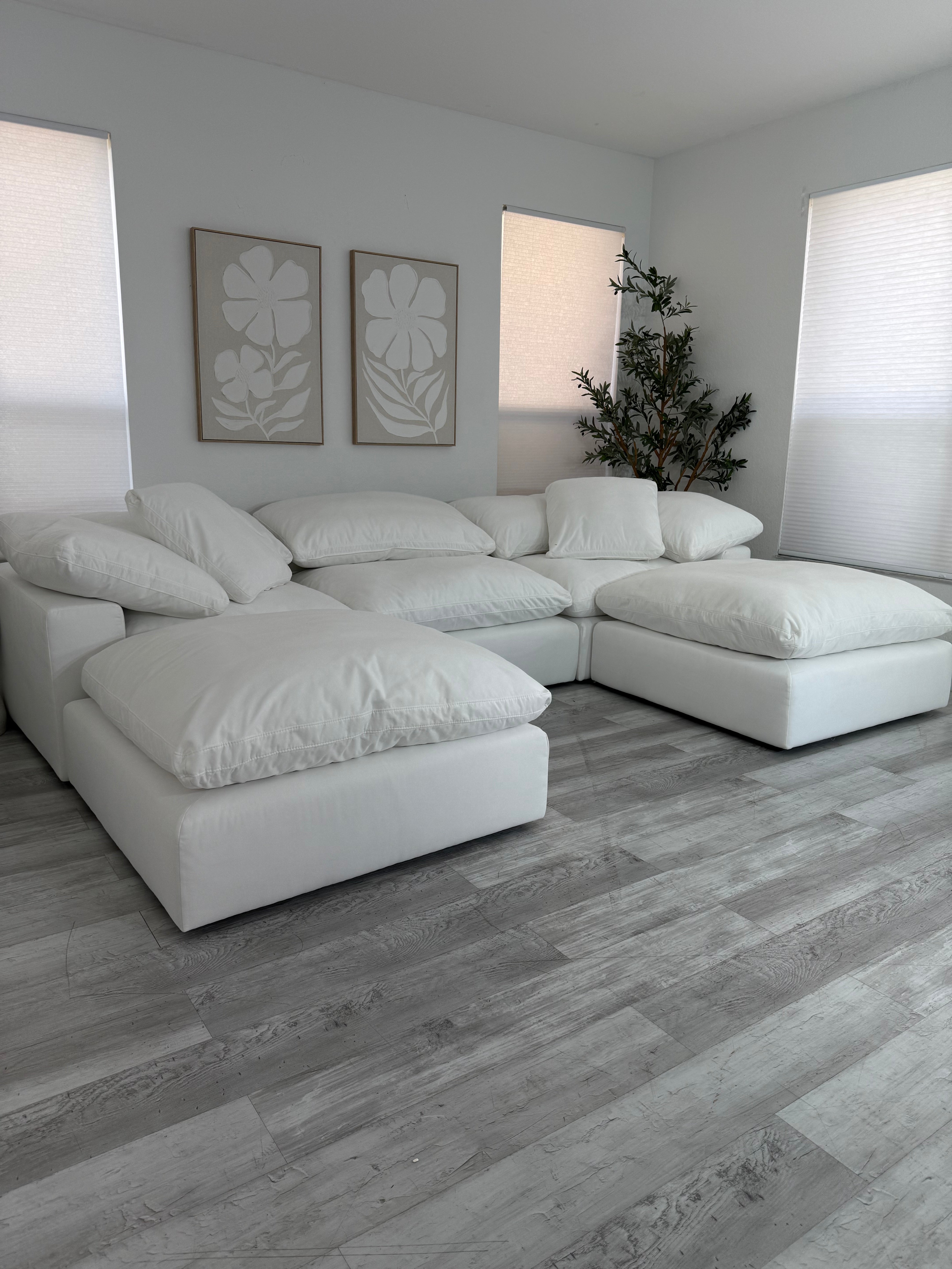 Modular Cloud 3 Seater & 2 Ottoman