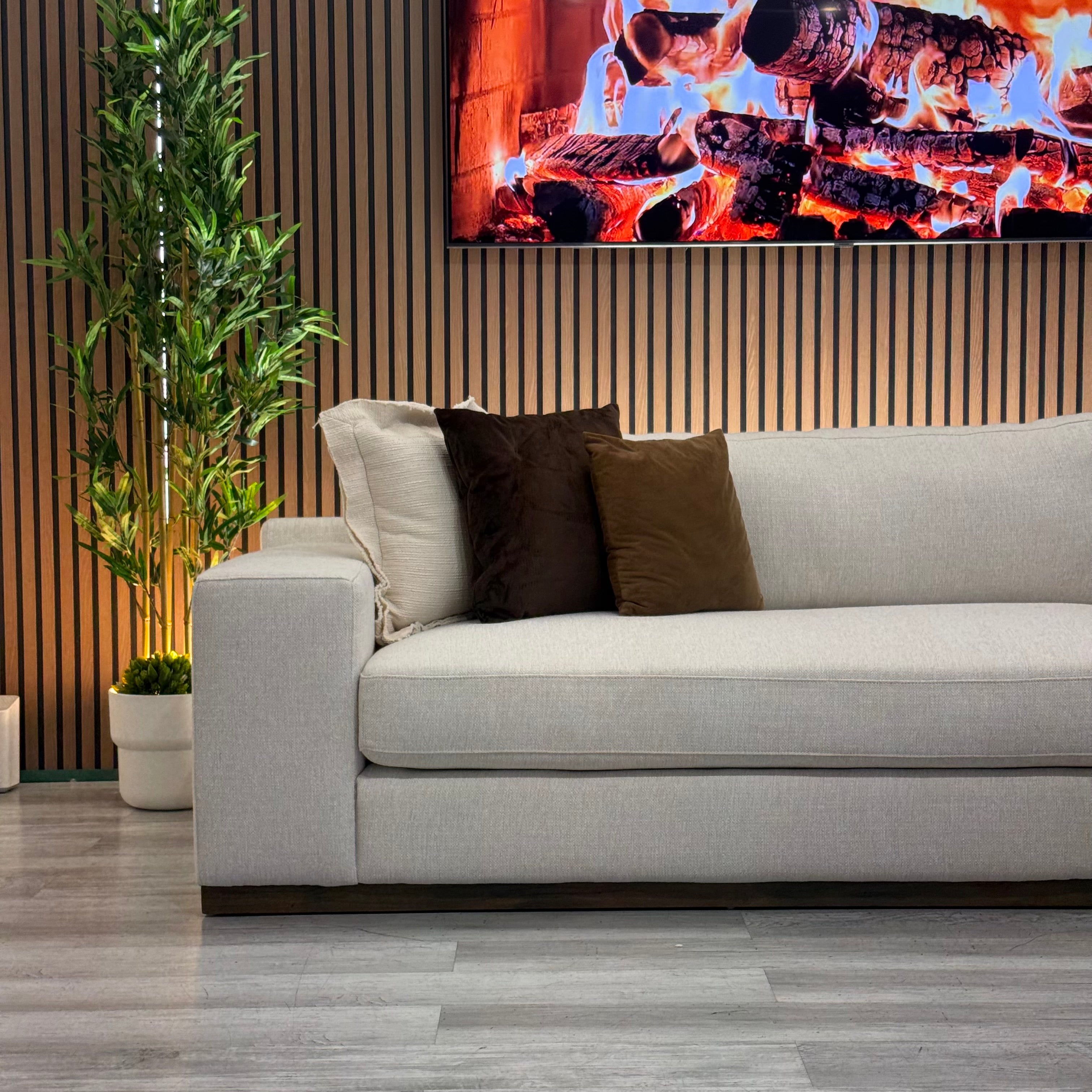 Sectional Couch Light Beige