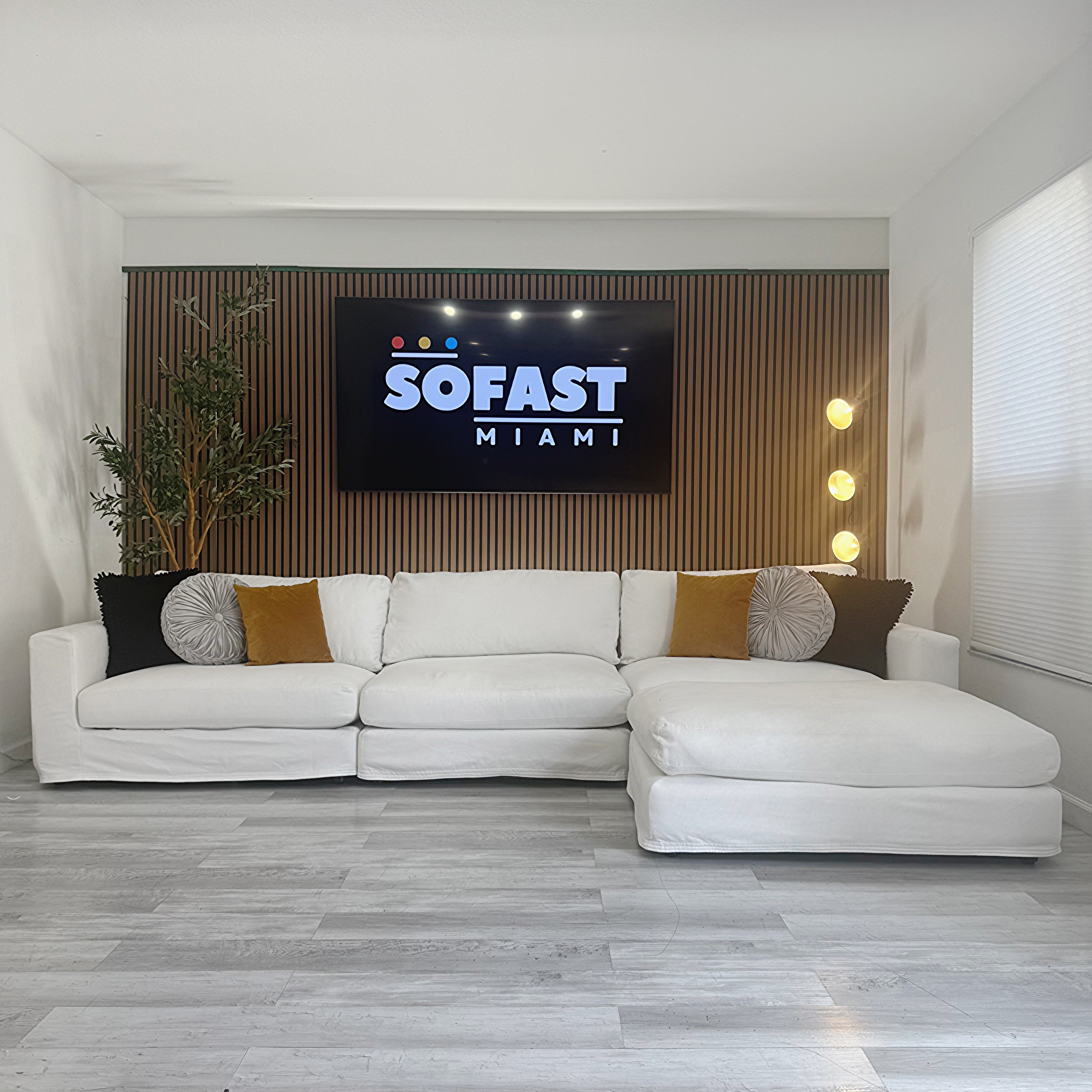 Modular Couch Cozumel – White Fabric