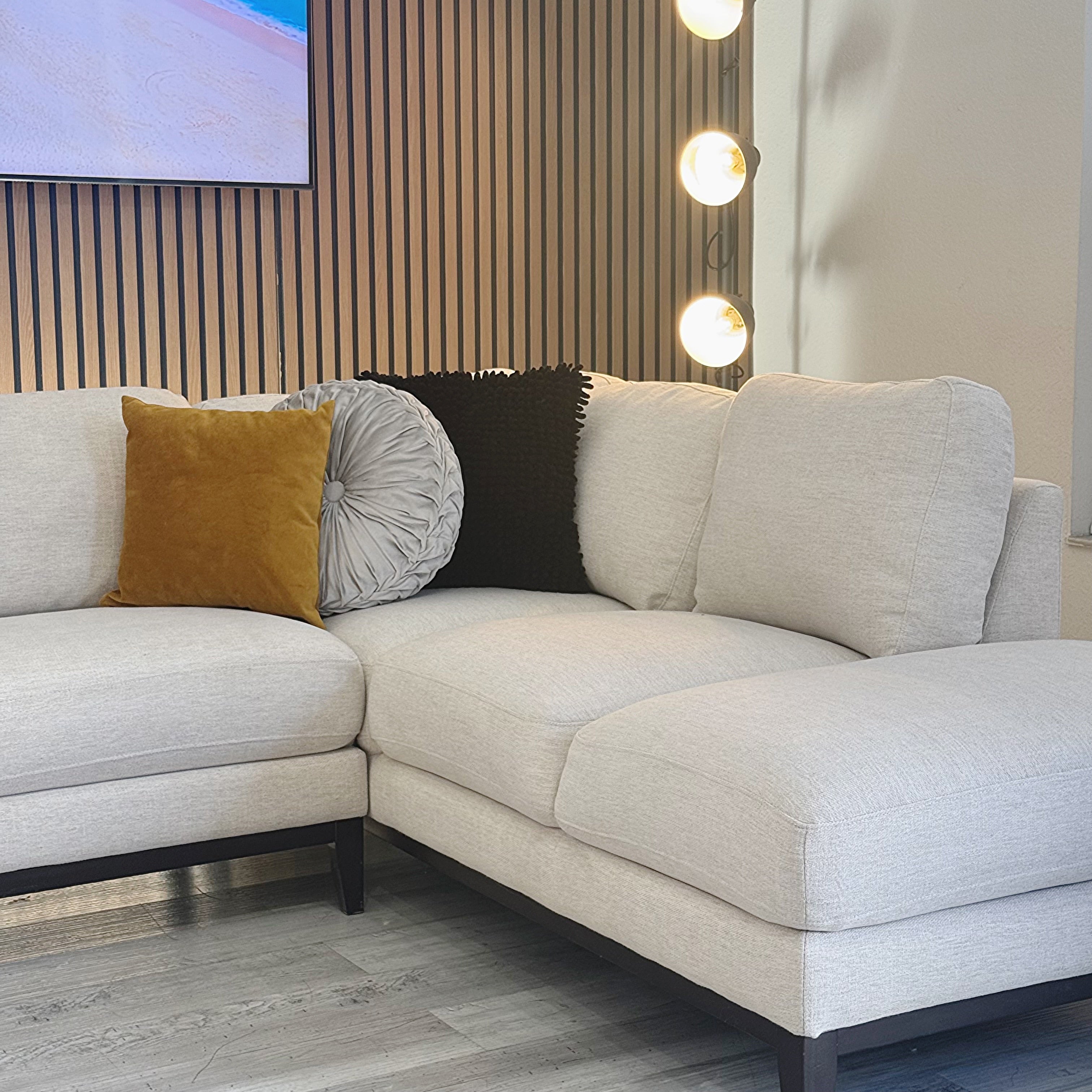 Sectional Couch L-Shaped - Right Long Chaise