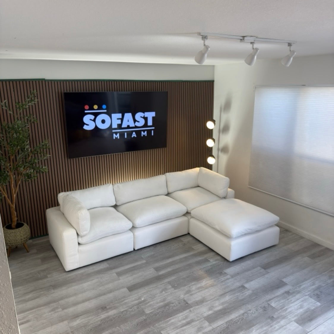 Modular Cloud Sectional – White – Like New