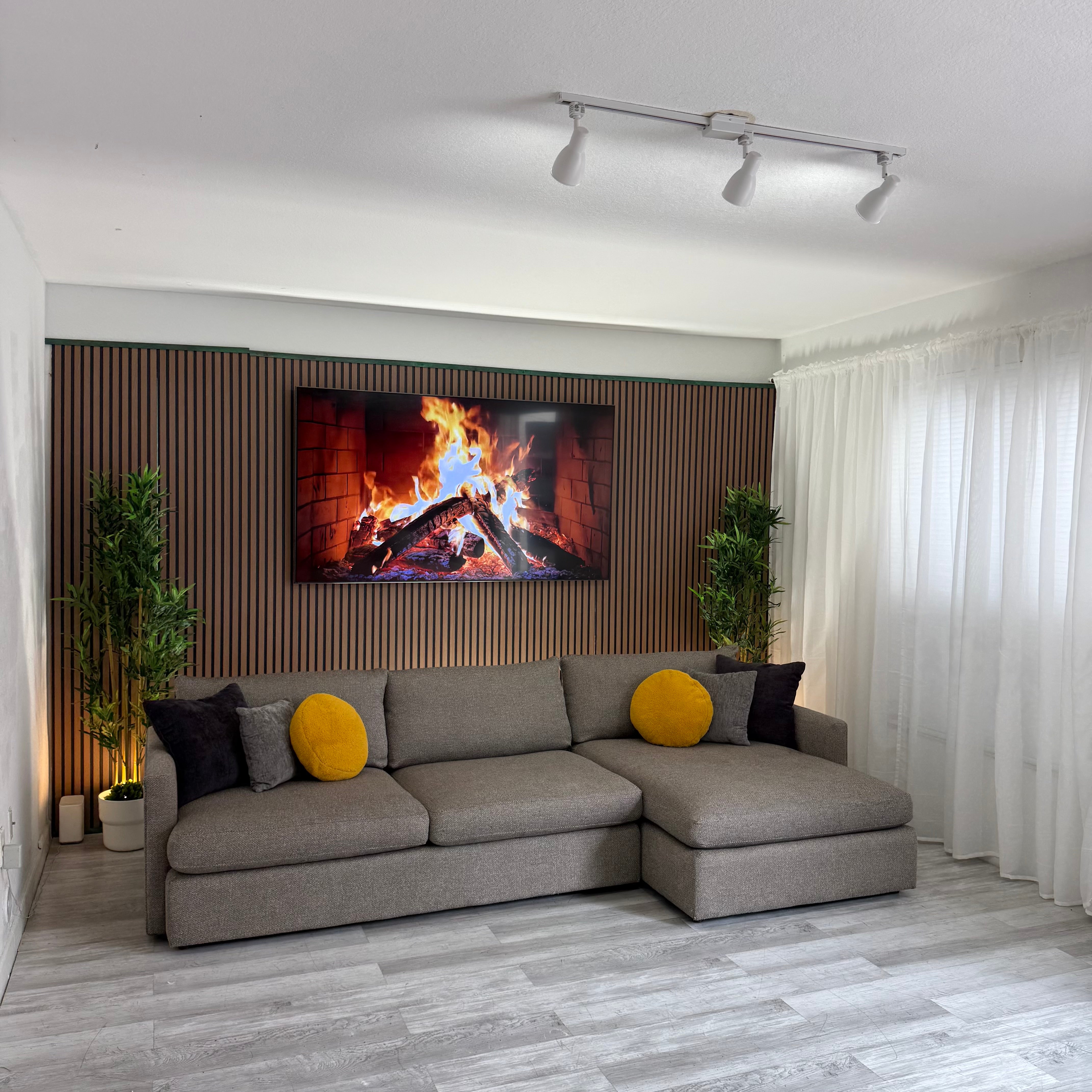 Sectional Couch Brown Gray