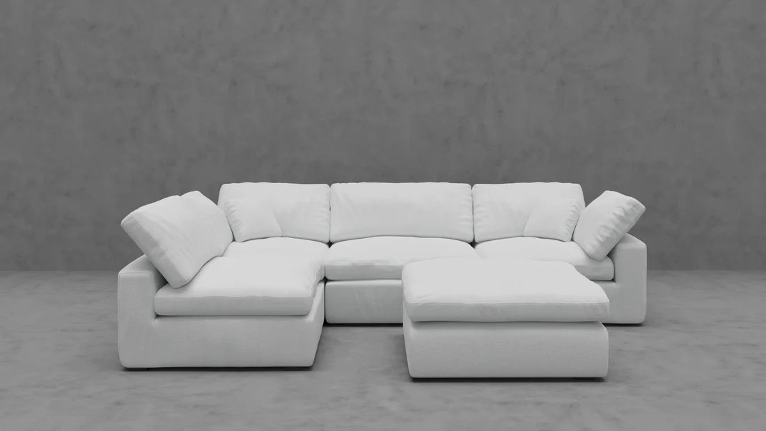 Modular Cloud 4 Seater & Ottoman