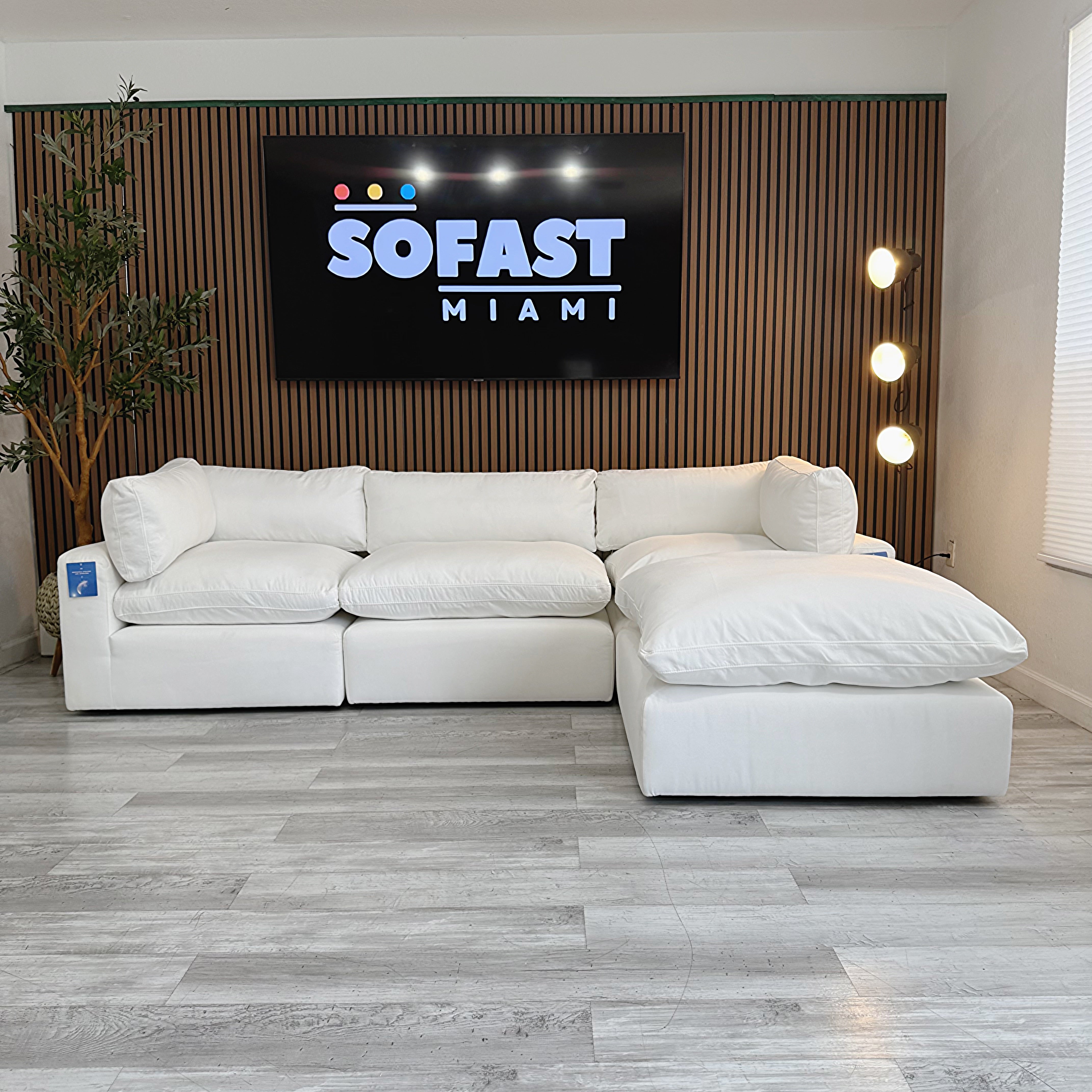 Modular Cloud Seater 3 & Ottoman