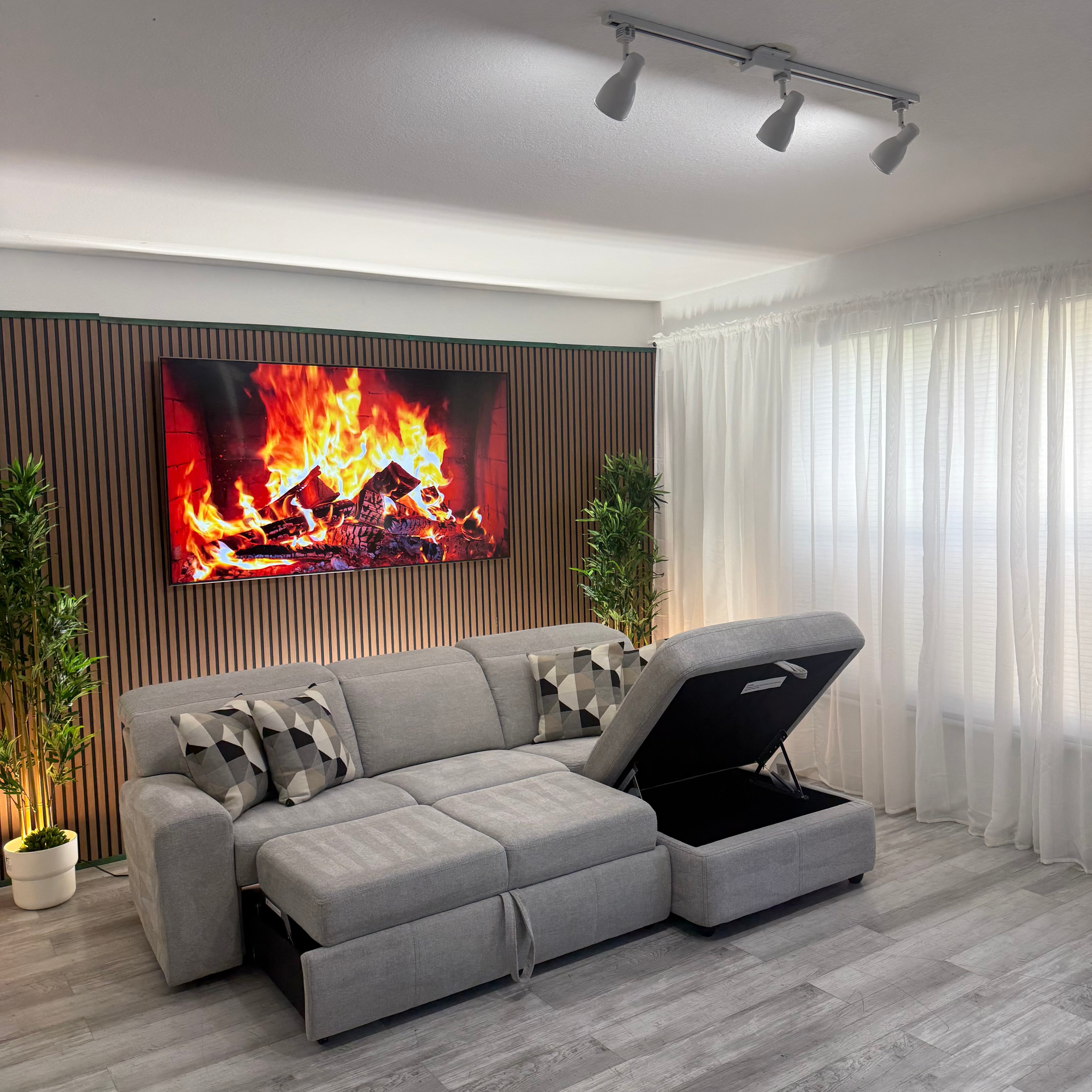 Sectional Sleeper with Storage Chaise