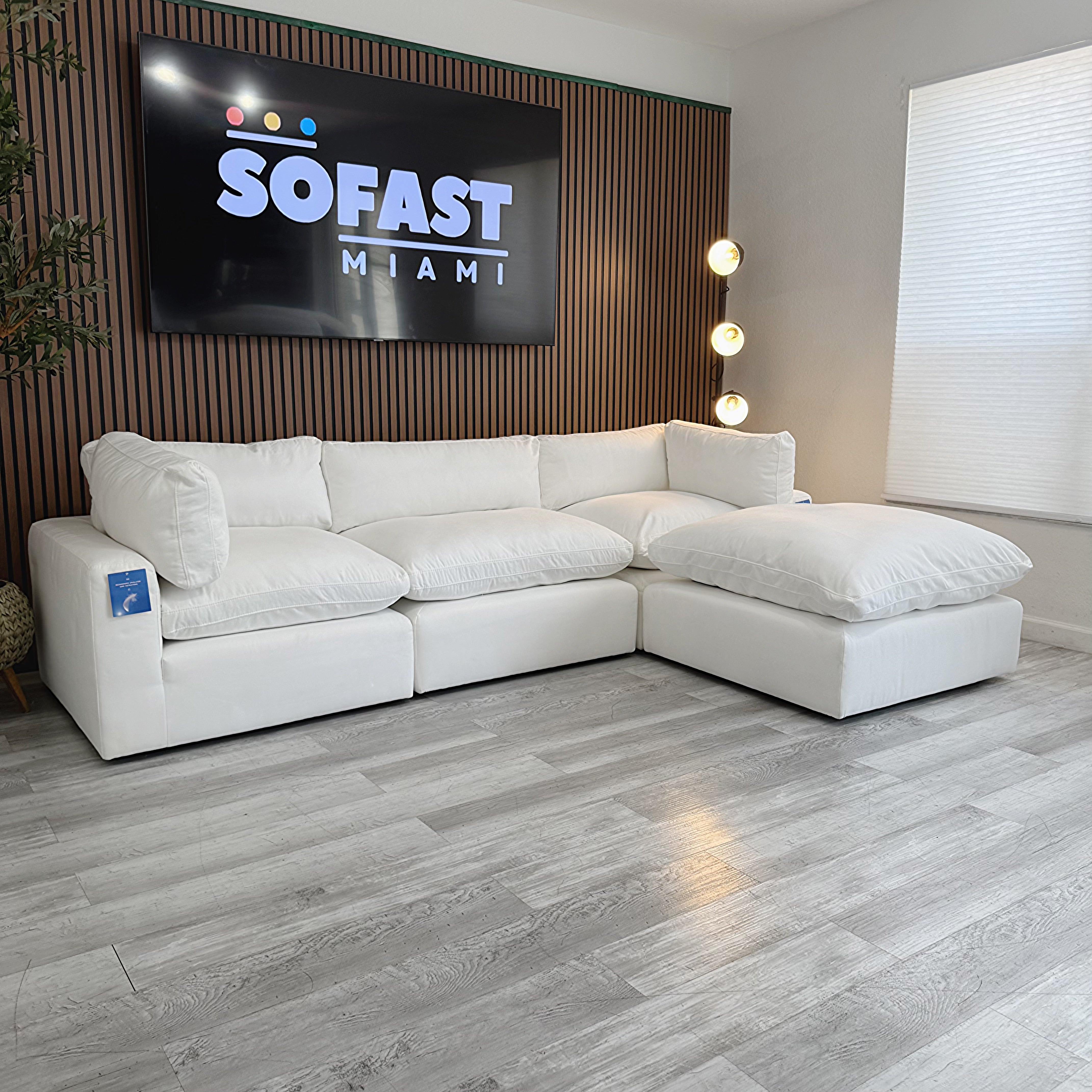 Modular Cloud Seater 3 & Ottoman