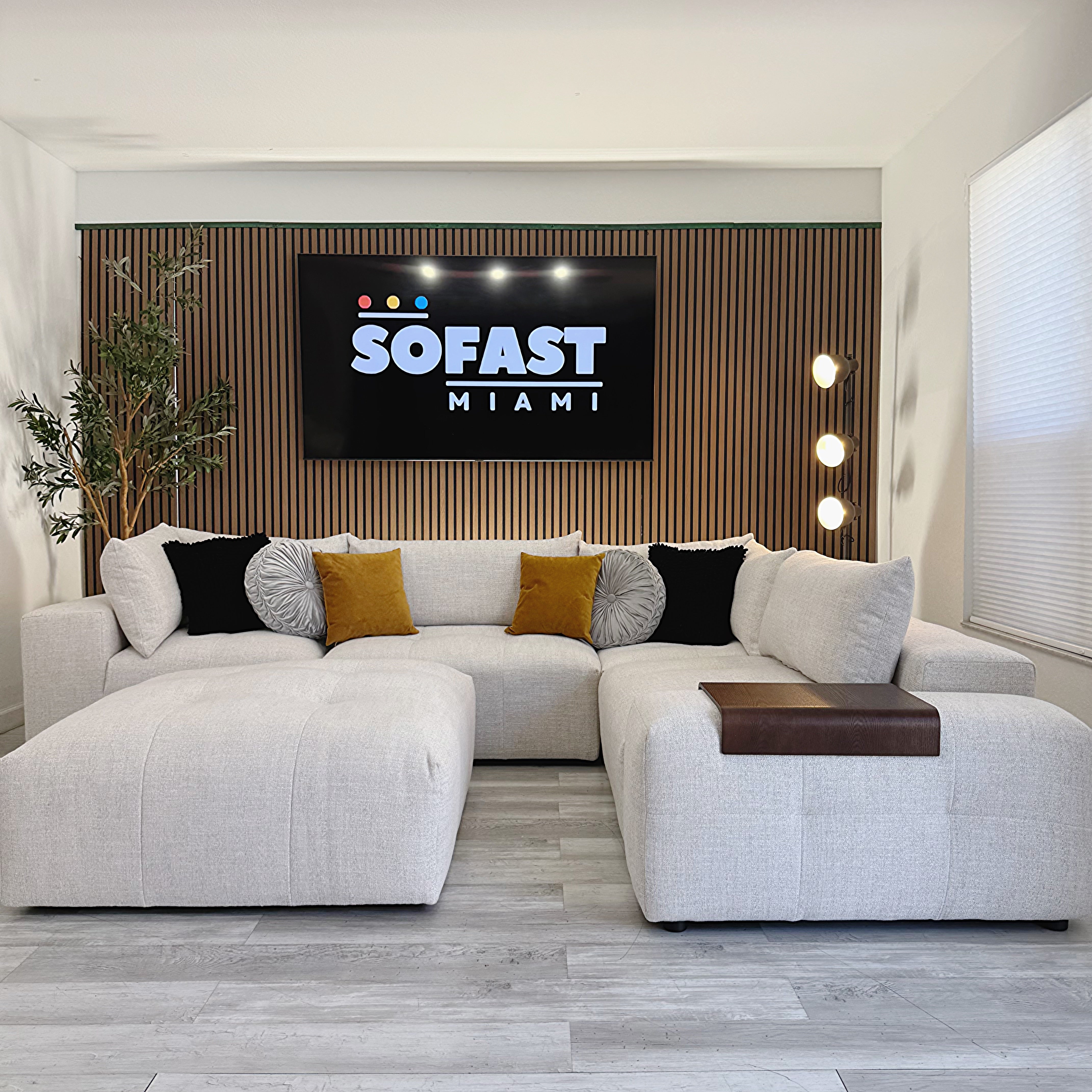 Sectional Modular Couch – Gray Performance Fabric