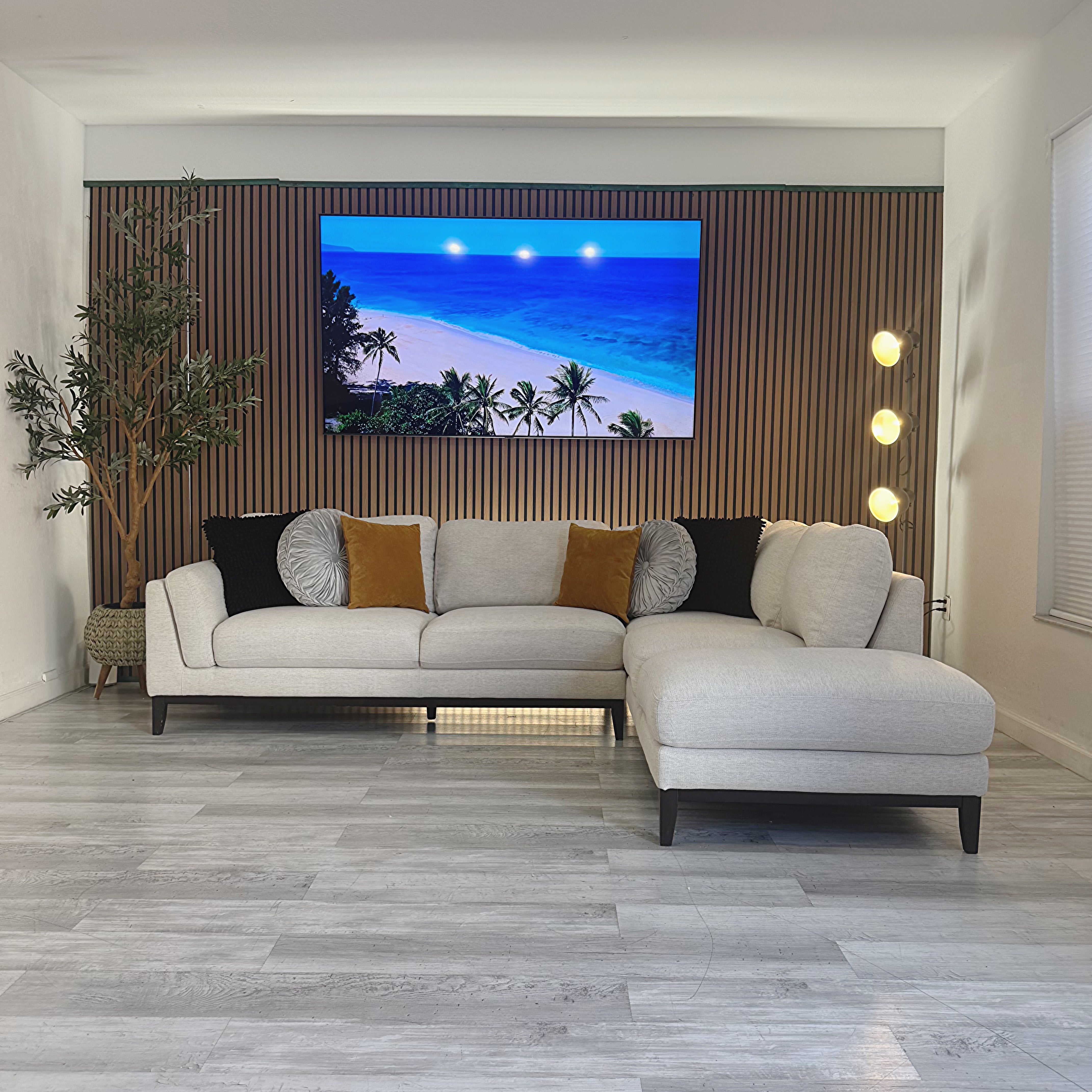 Sectional Couch L-Shaped - Right Long Chaise