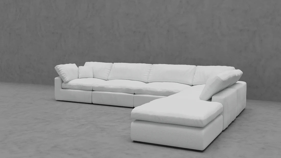 Modular Cloud 5 Seater & Ottoman