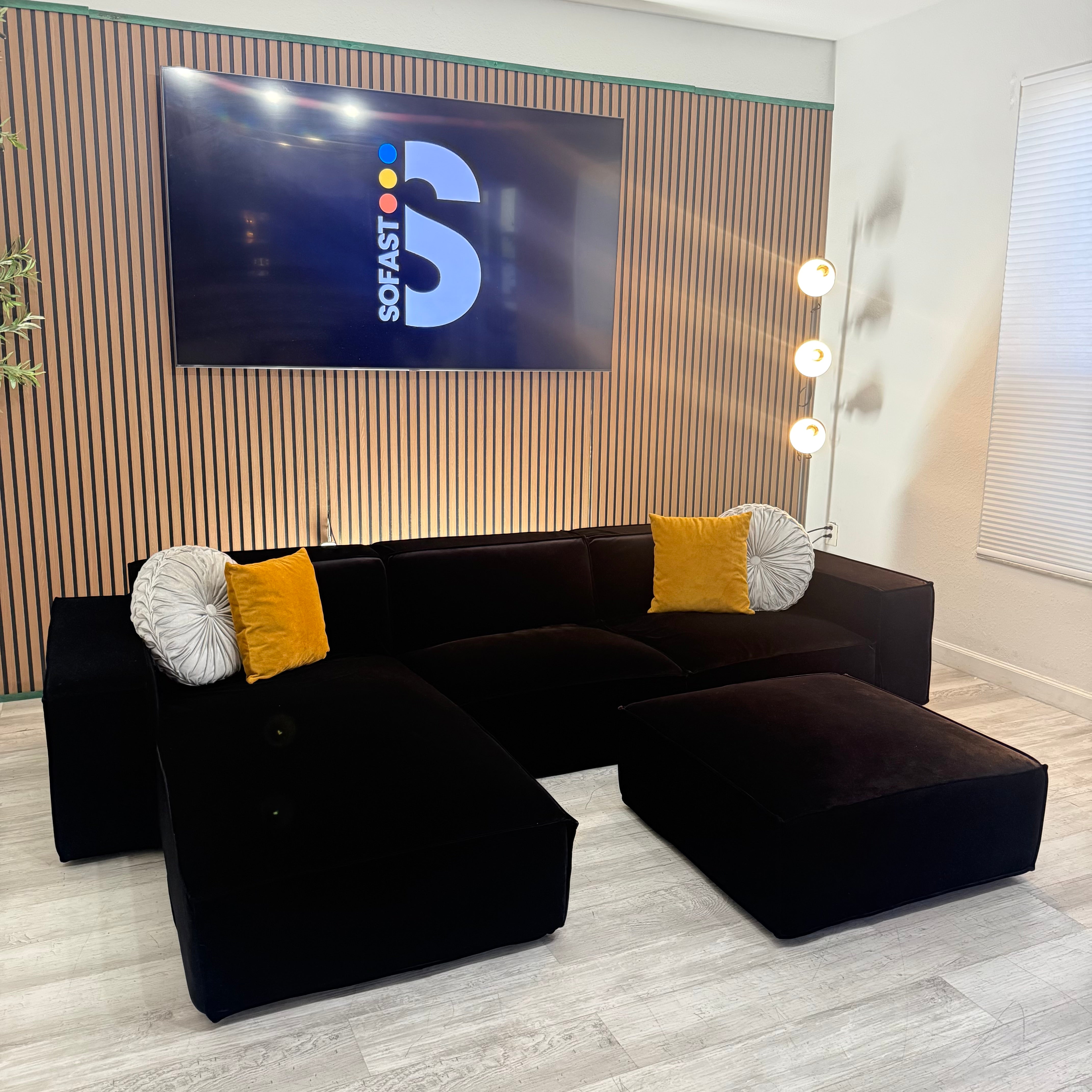 Modular Sectional + Ottoman XL – Gray