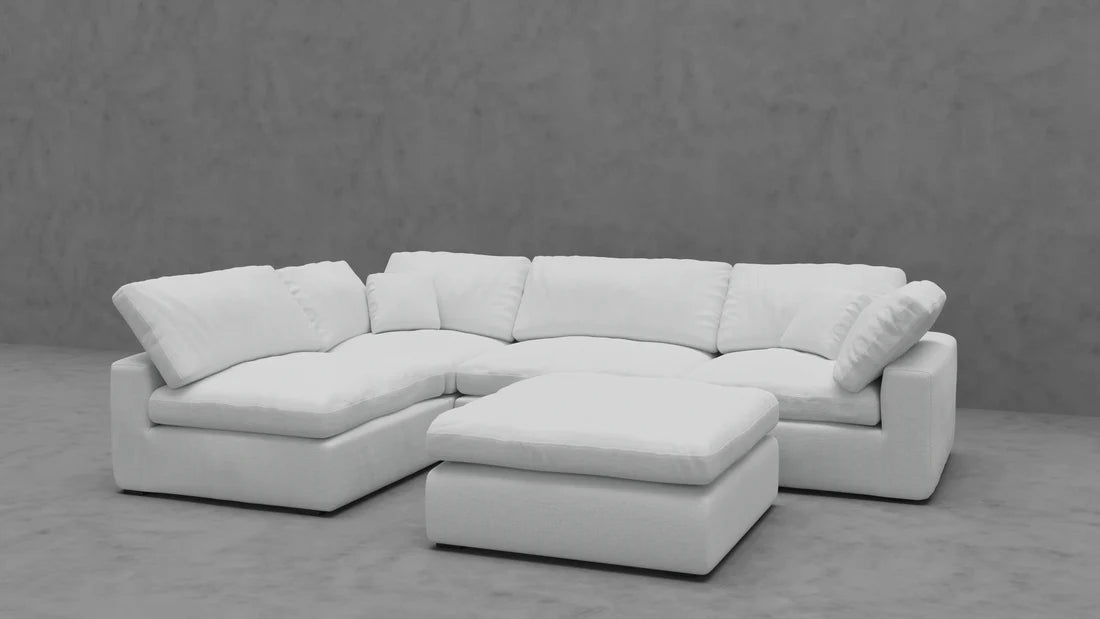 Modular Cloud 4 Seater & Ottoman