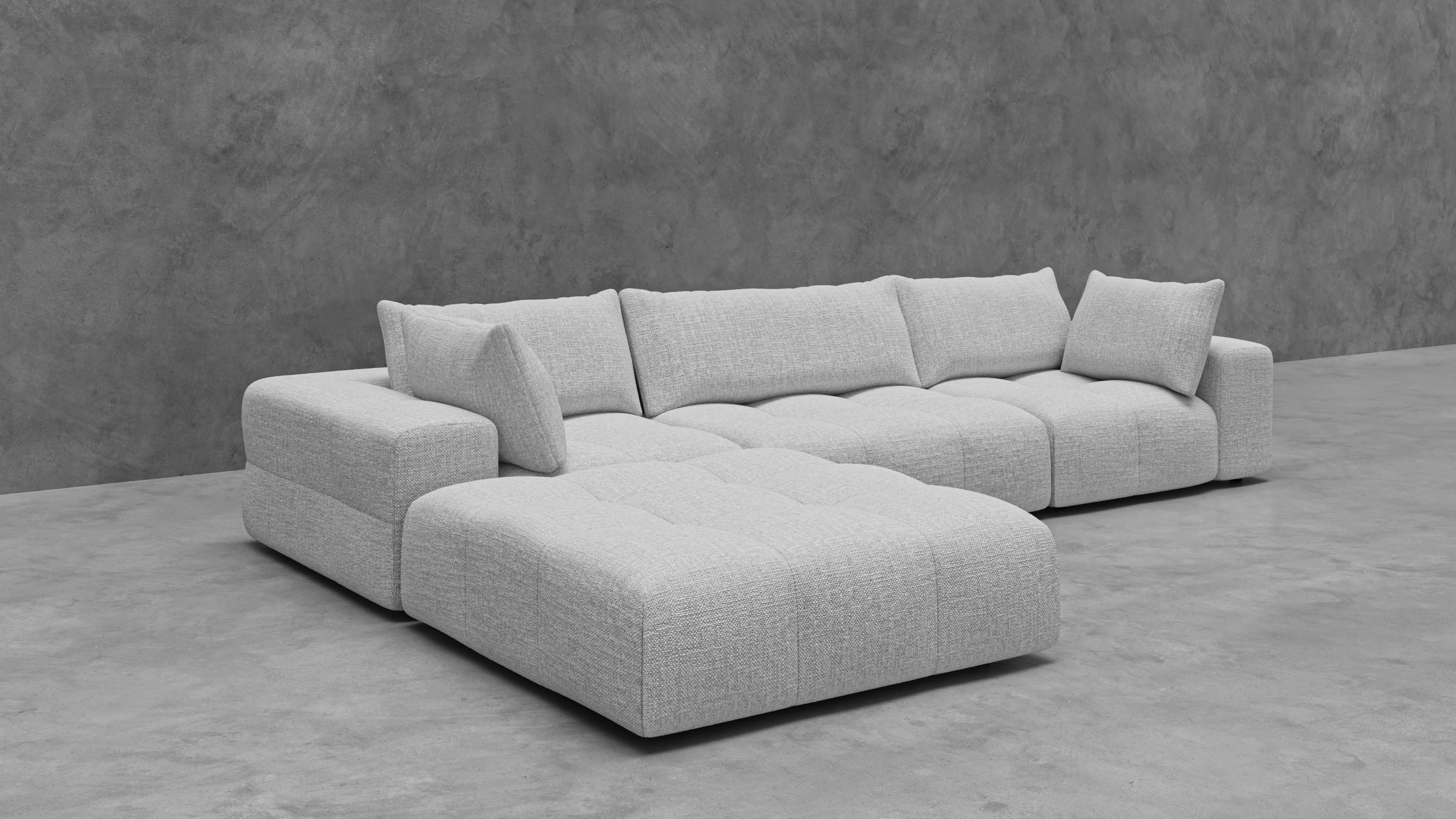 COZY Modular 3 Seater & Ottoman