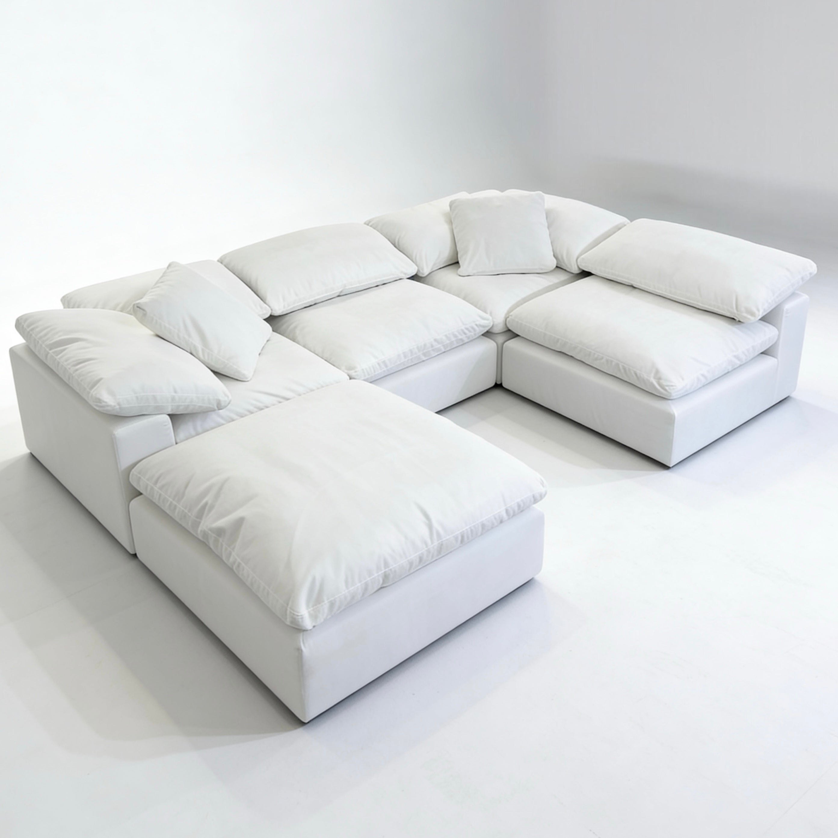 Modular Cloud 4 Seater & Ottoman